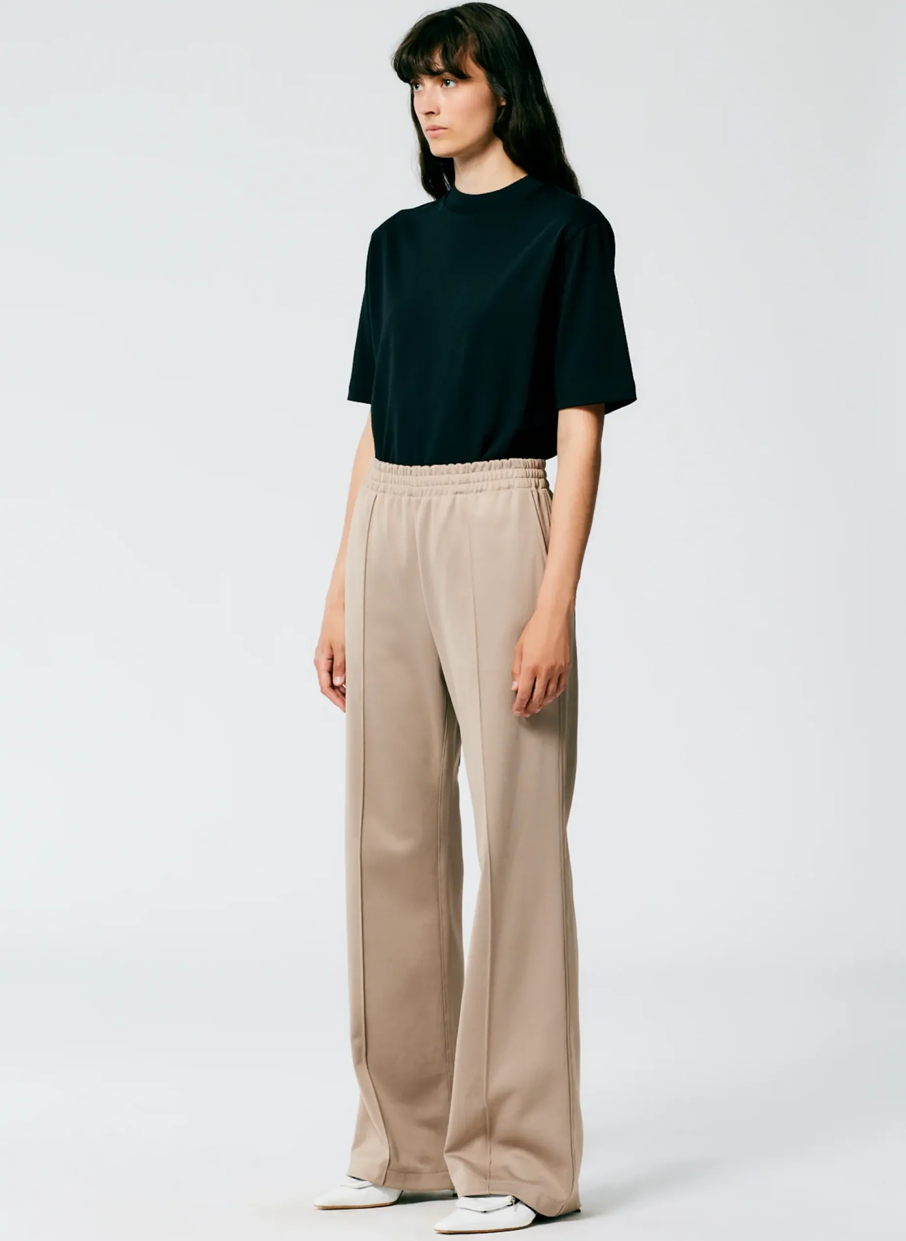 Pants & Shorts|Fundamentals - WOFs>Tibi Active Knit Scottie Jogger Khaki