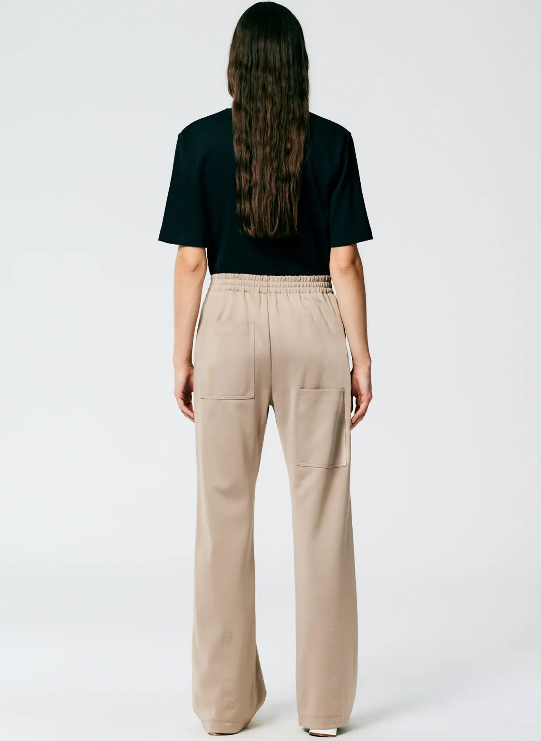 Pants & Shorts|Fundamentals - WOFs>Tibi Active Knit Scottie Jogger Khaki