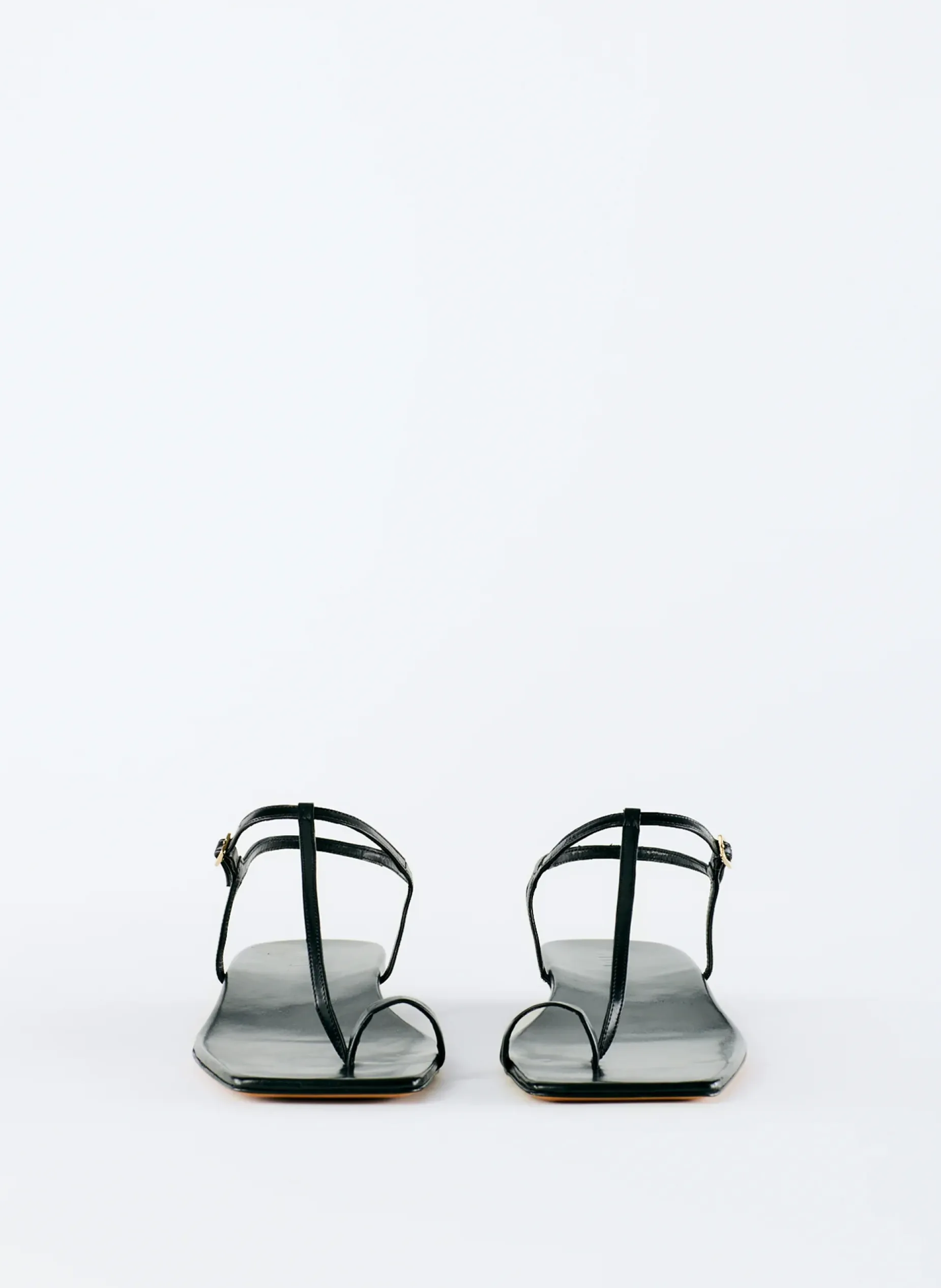 Sandals>Tibi Barry Kidskin Sandal Black