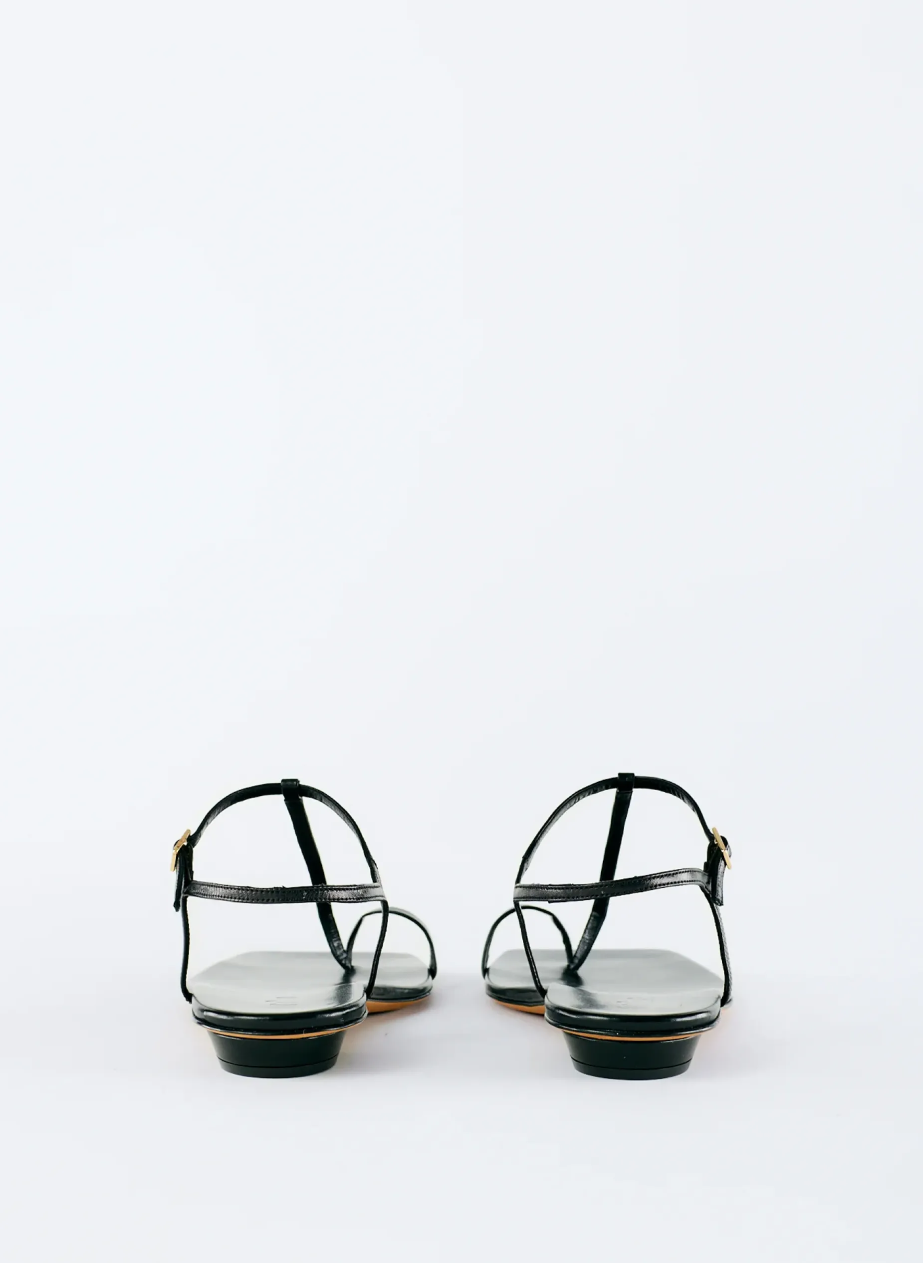 Sandals>Tibi Barry Kidskin Sandal Black