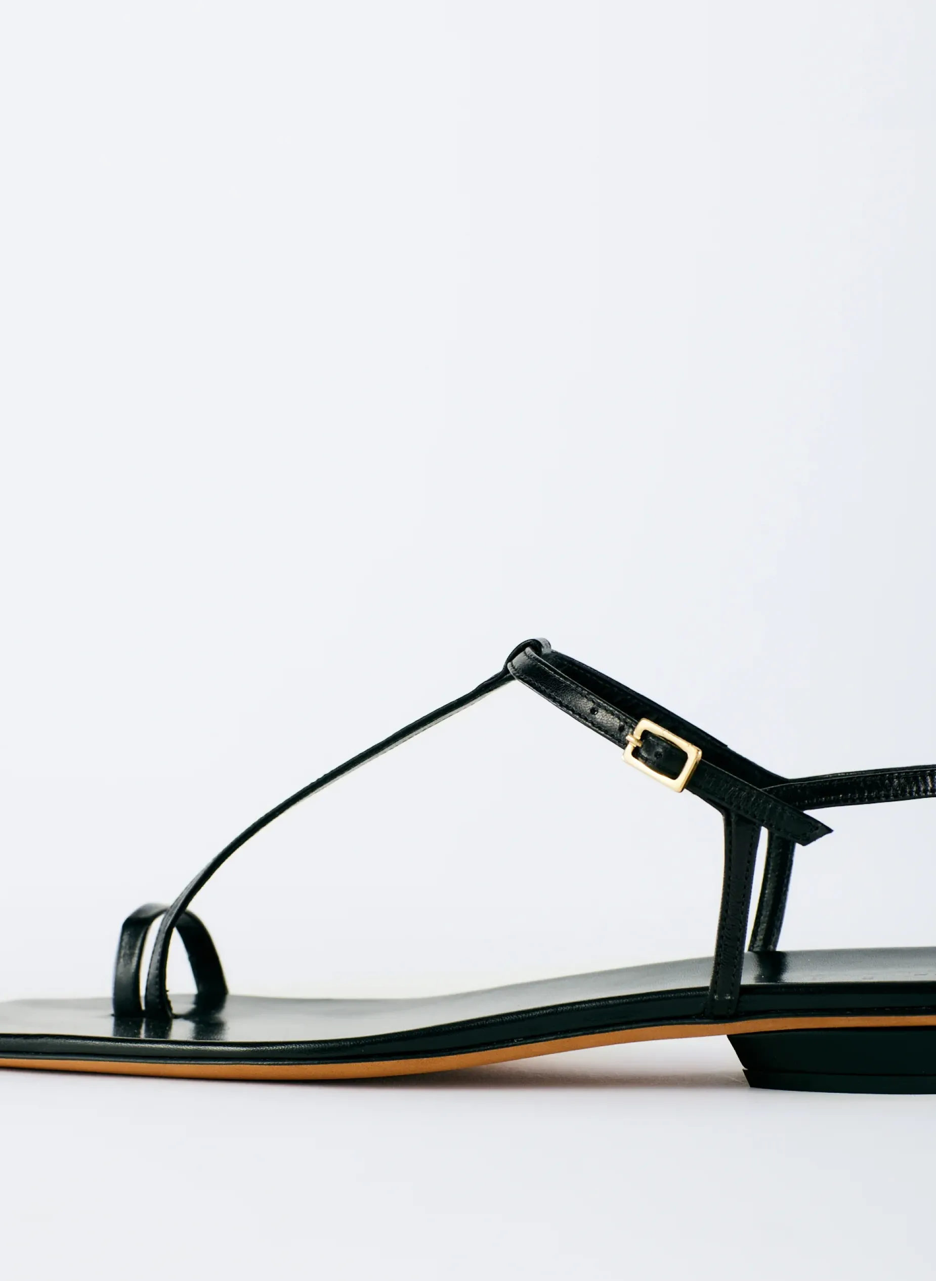Sandals>Tibi Barry Kidskin Sandal Black
