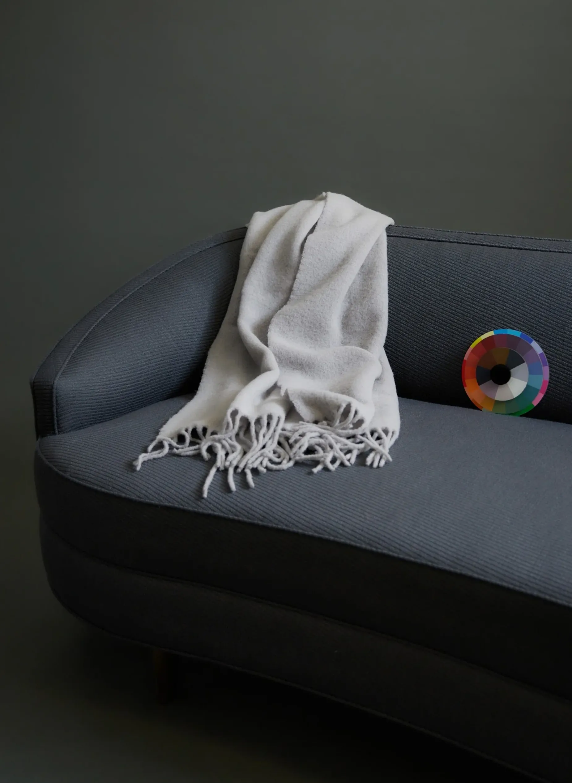 Scarves>Tibi Blanket Scarf Grey
