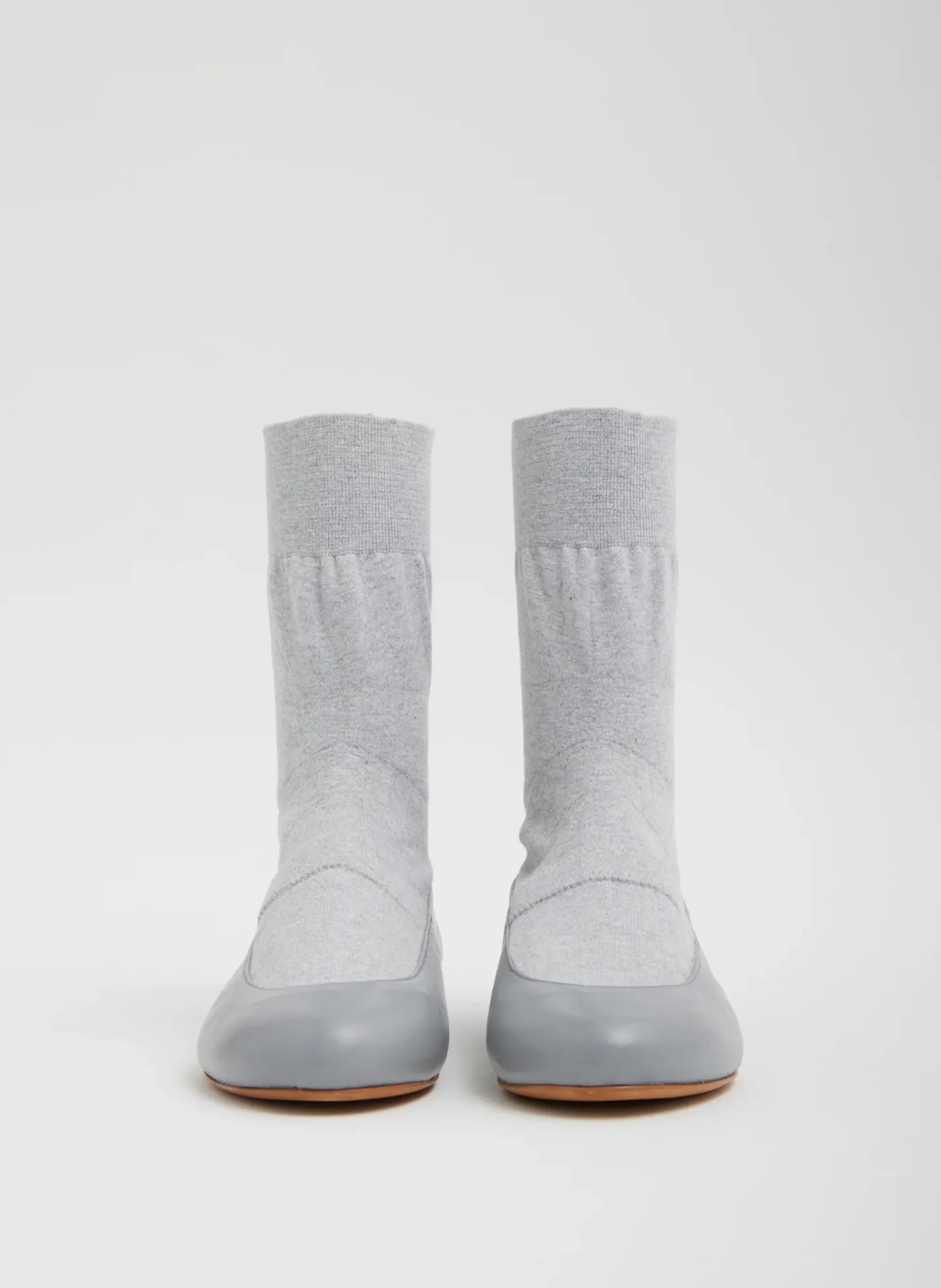 Flats>Tibi Borg Sock Shoe Grey