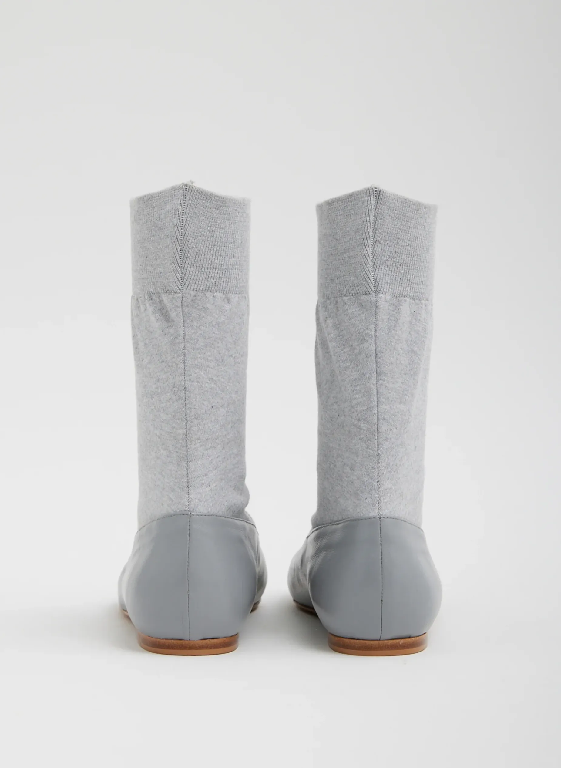 Flats>Tibi Borg Sock Shoe Grey