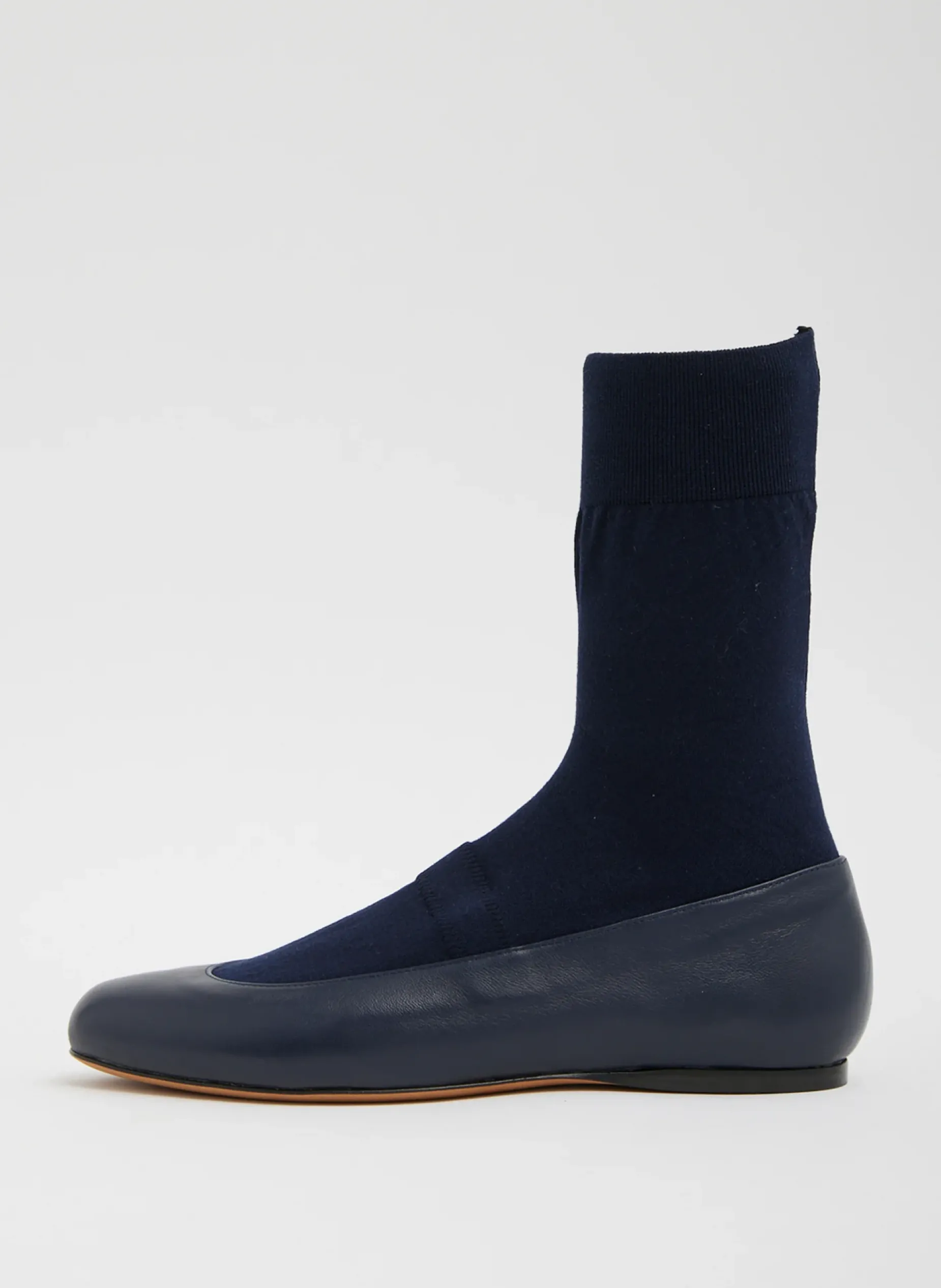 Flats>Tibi Borg Sock Shoe Navy