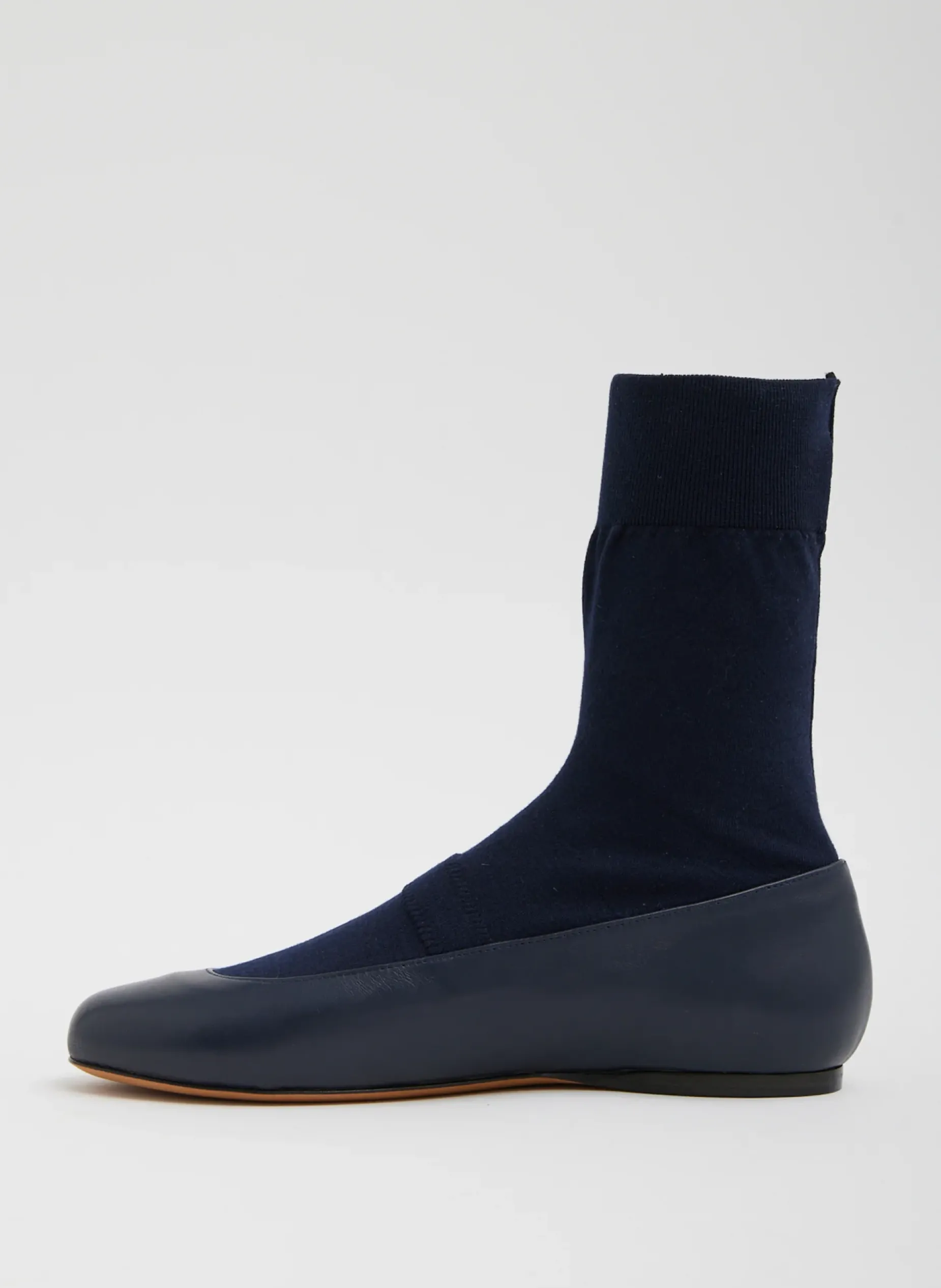 Flats>Tibi Borg Sock Shoe Navy