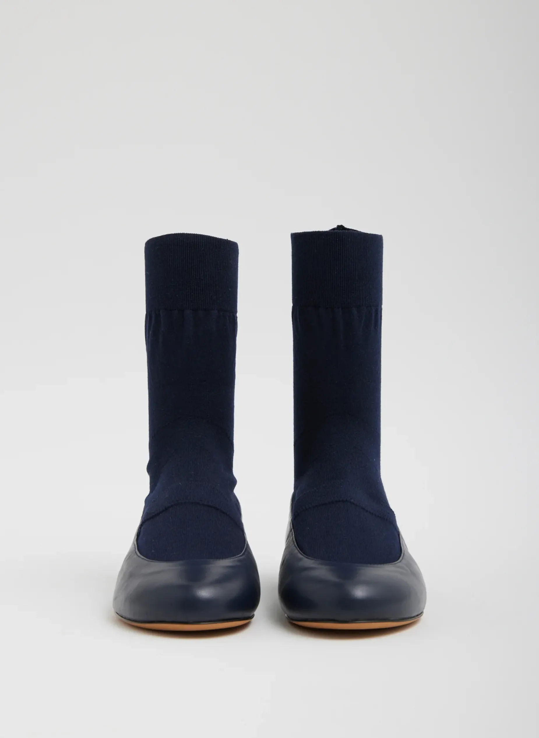 Flats>Tibi Borg Sock Shoe Navy