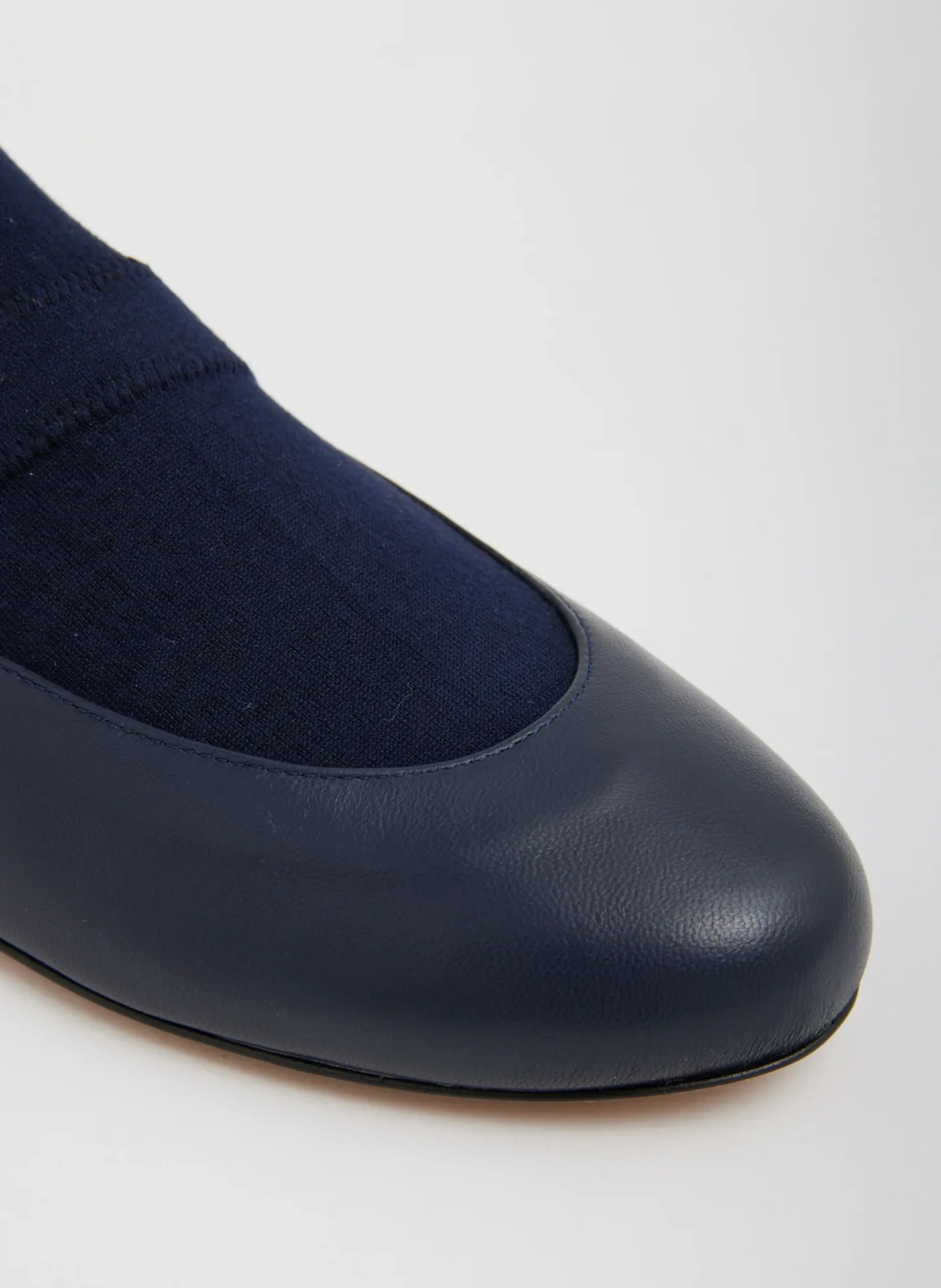 Flats>Tibi Borg Sock Shoe Navy