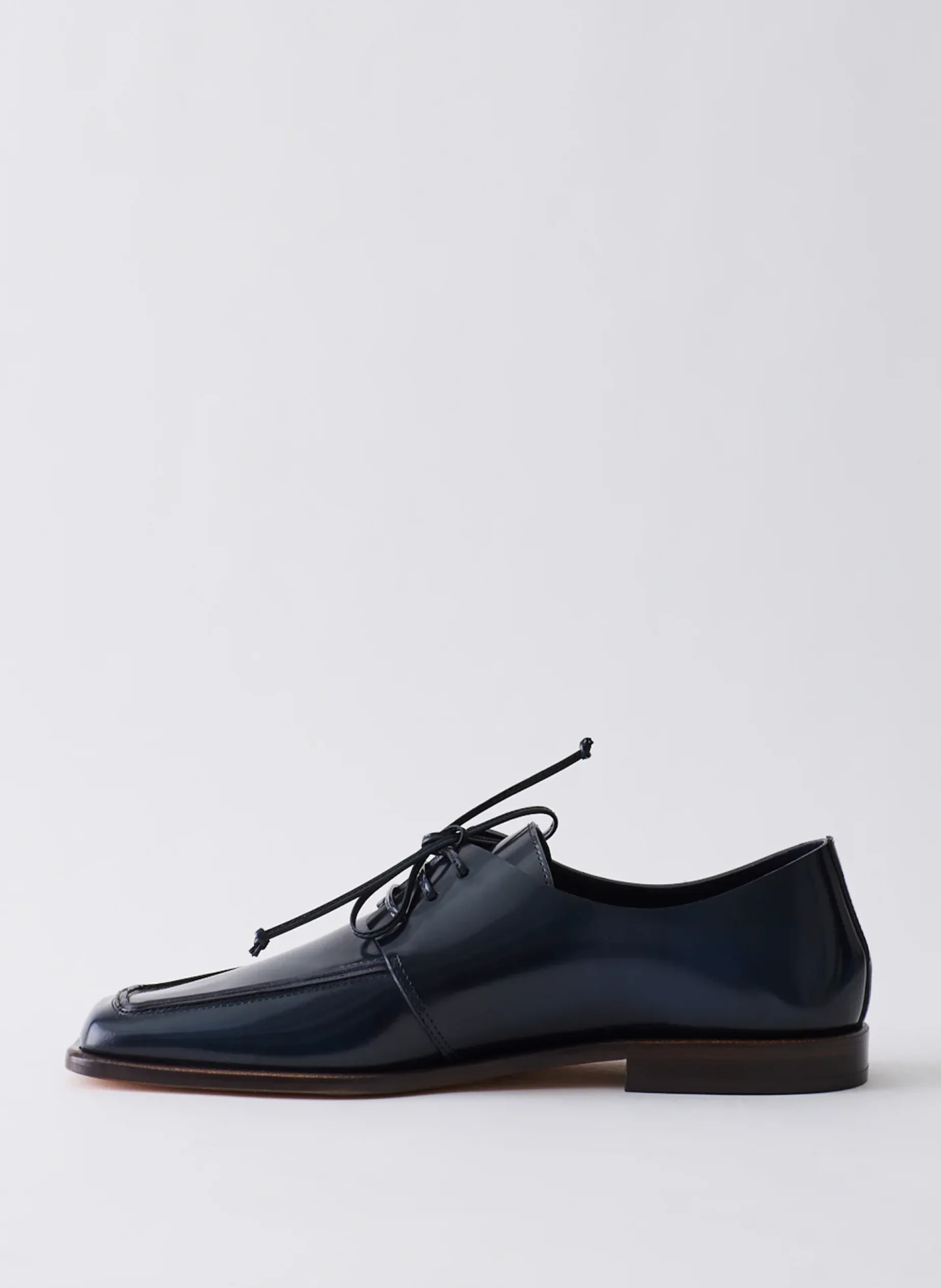 Flats>Tibi Brody Square Toe Loafer Navy