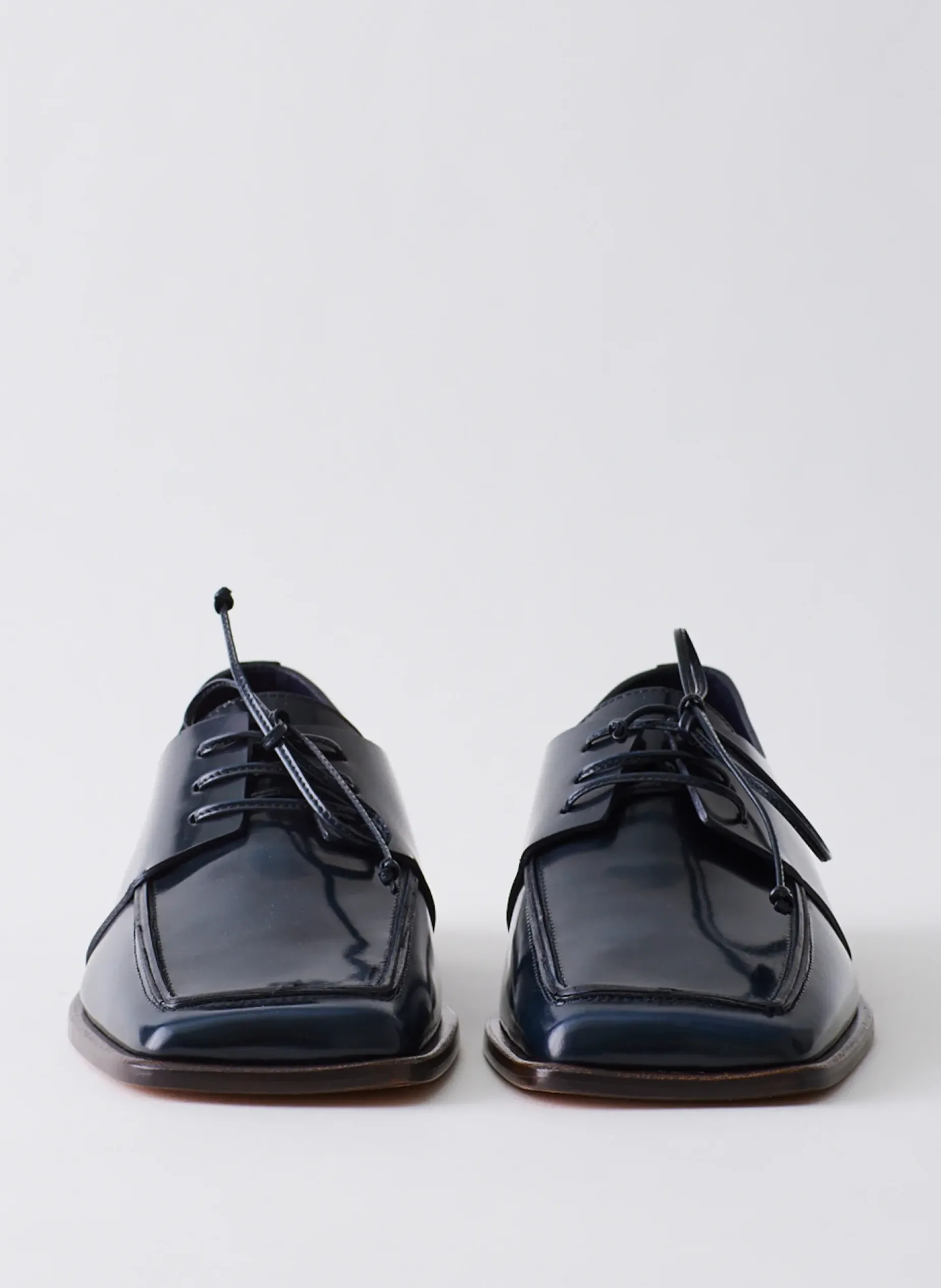 Flats>Tibi Brody Square Toe Loafer Navy