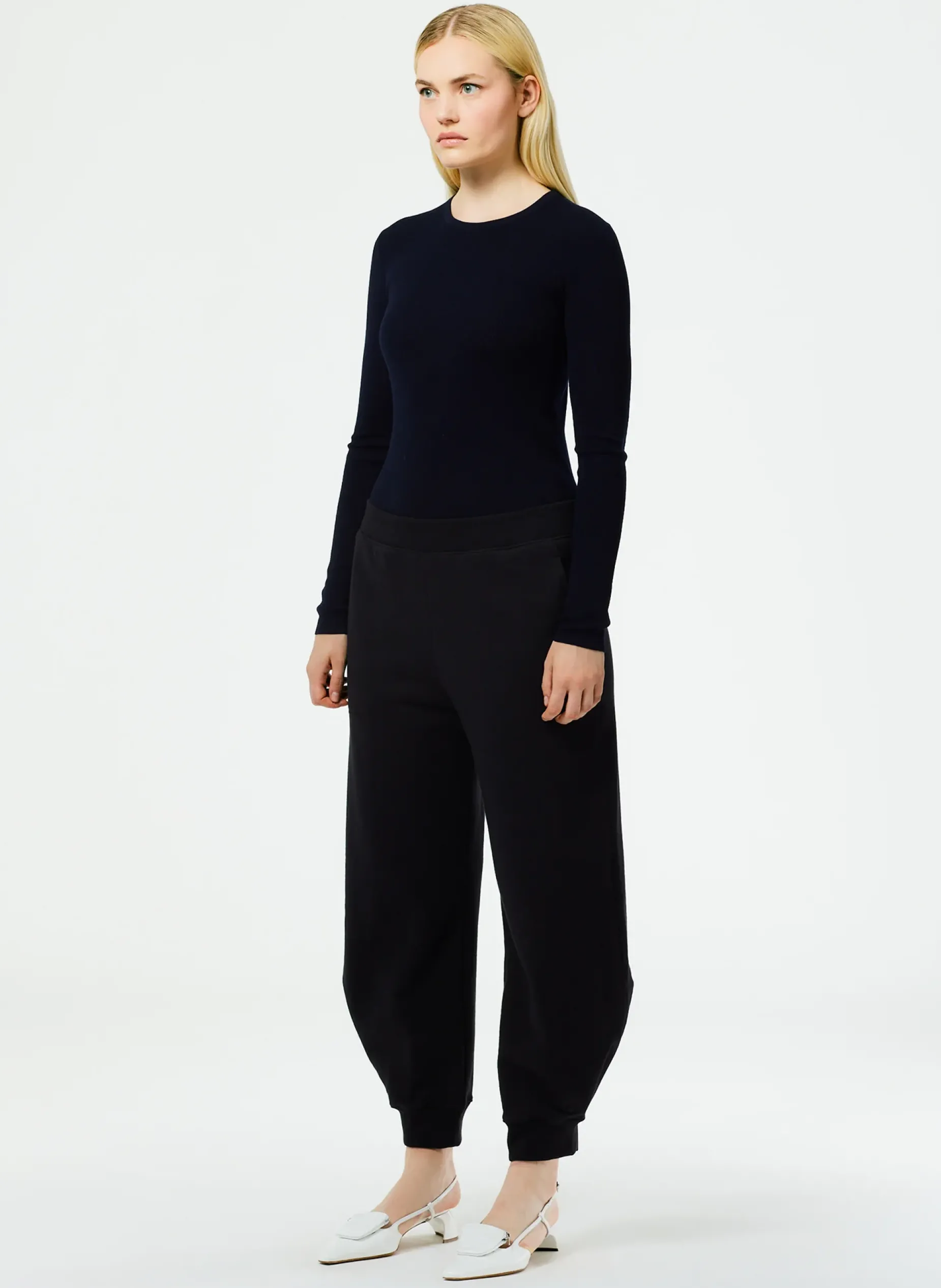 Leisure Sets|Pants & Shorts>Tibi Calder Sweatpant Black