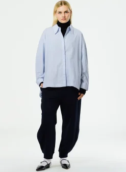 Pants & Shorts|Fundamentals - WOFs>Tibi Calder Sweatpant Navy