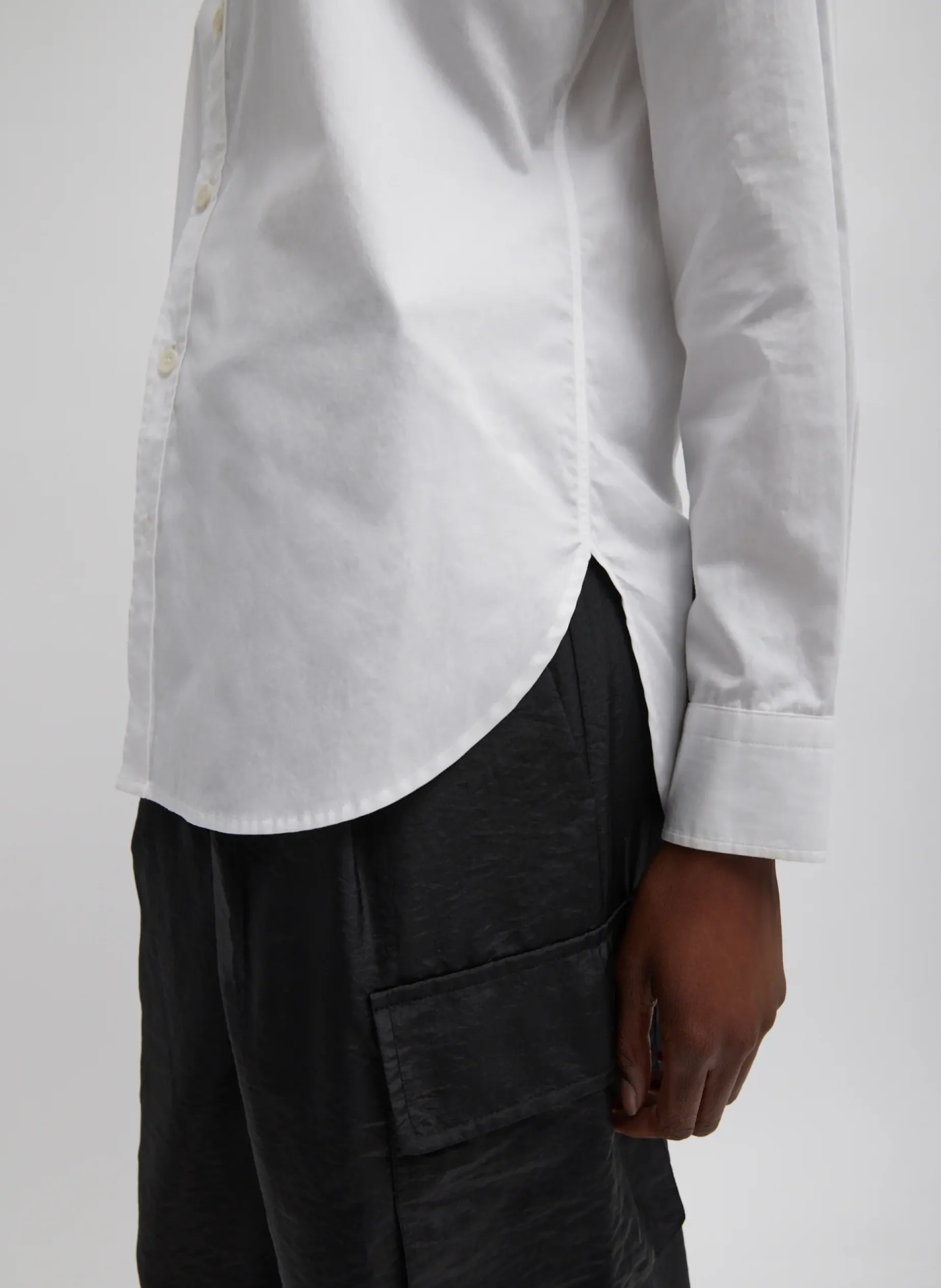 Tops|Fundamentals - WOFs>Tibi Charlie Men's Slim Shirt White