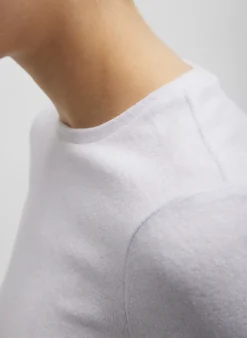 Tops>Tibi Dry Loop Terry Baby T-Shirt Pale Lavender