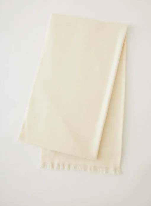 Scarves|Fundamentals - WOFs>Tibi Fringe Scarf Ivory