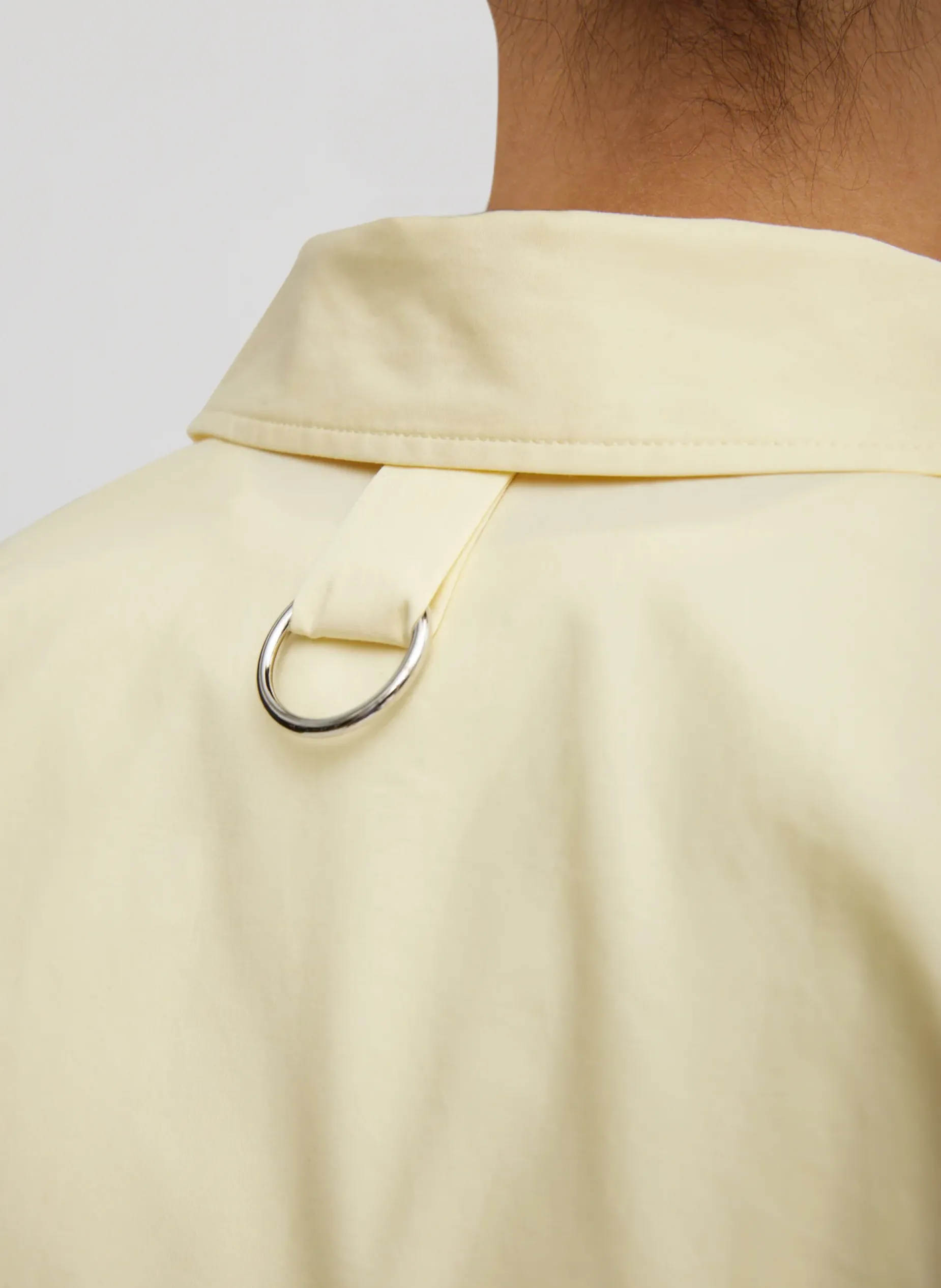 Tops|Fundamentals - WOFs>Tibi Gabe Oversized Shirt Lemon Ice