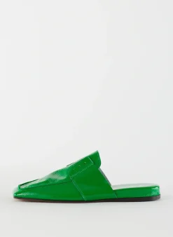 Flats>Tibi Granger Slide Green