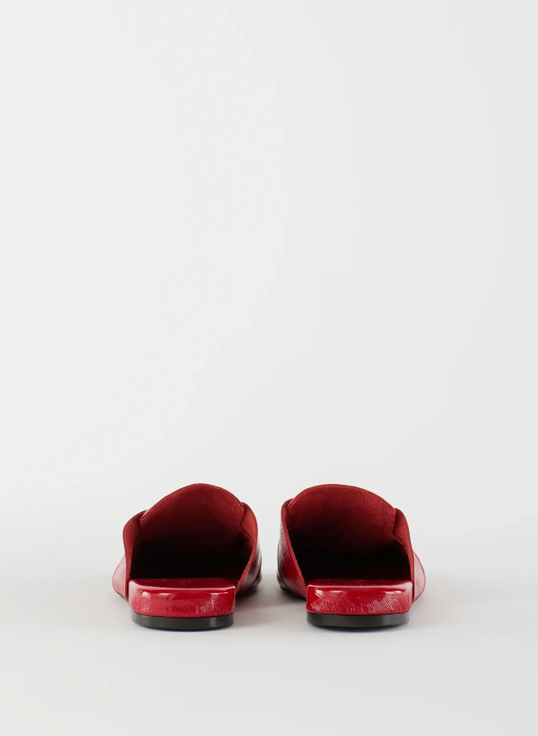 Flats>Tibi Granger Slide Cherry Red