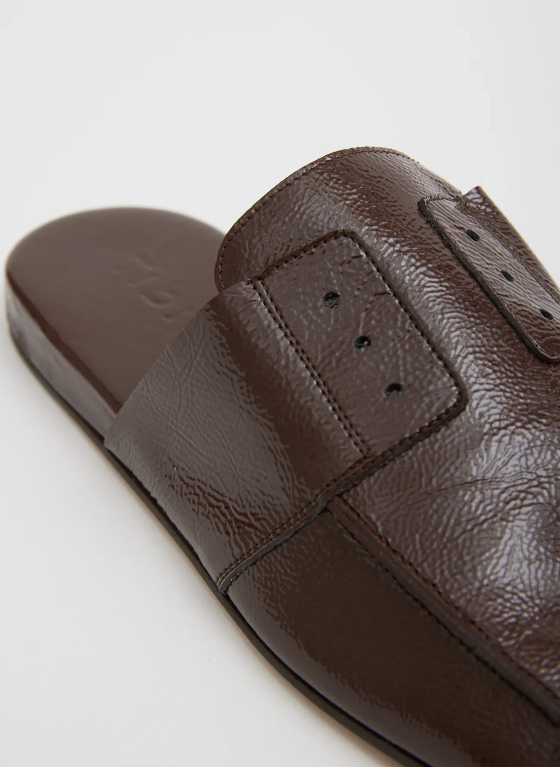 Flats>Tibi Granger Slide Brown