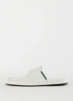 Flats>Tibi Granger Slide Creamy White