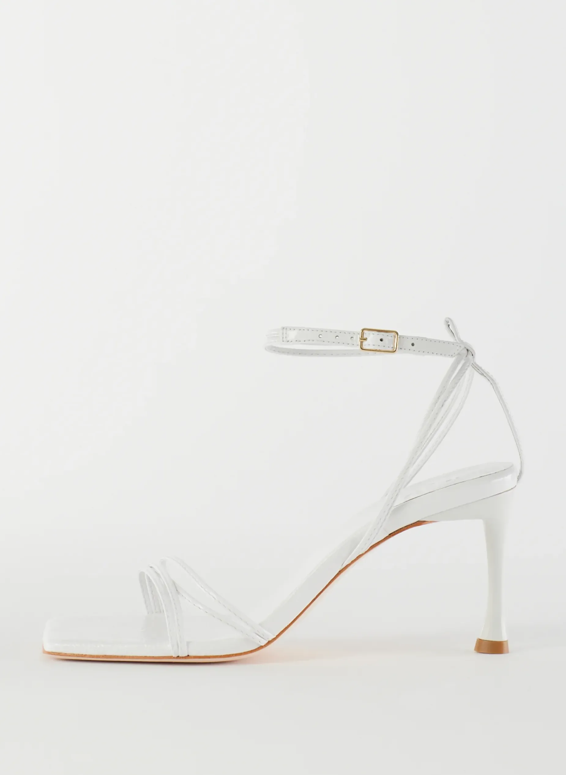 Heels|Sandals>Tibi Guy Naplack Sandal White
