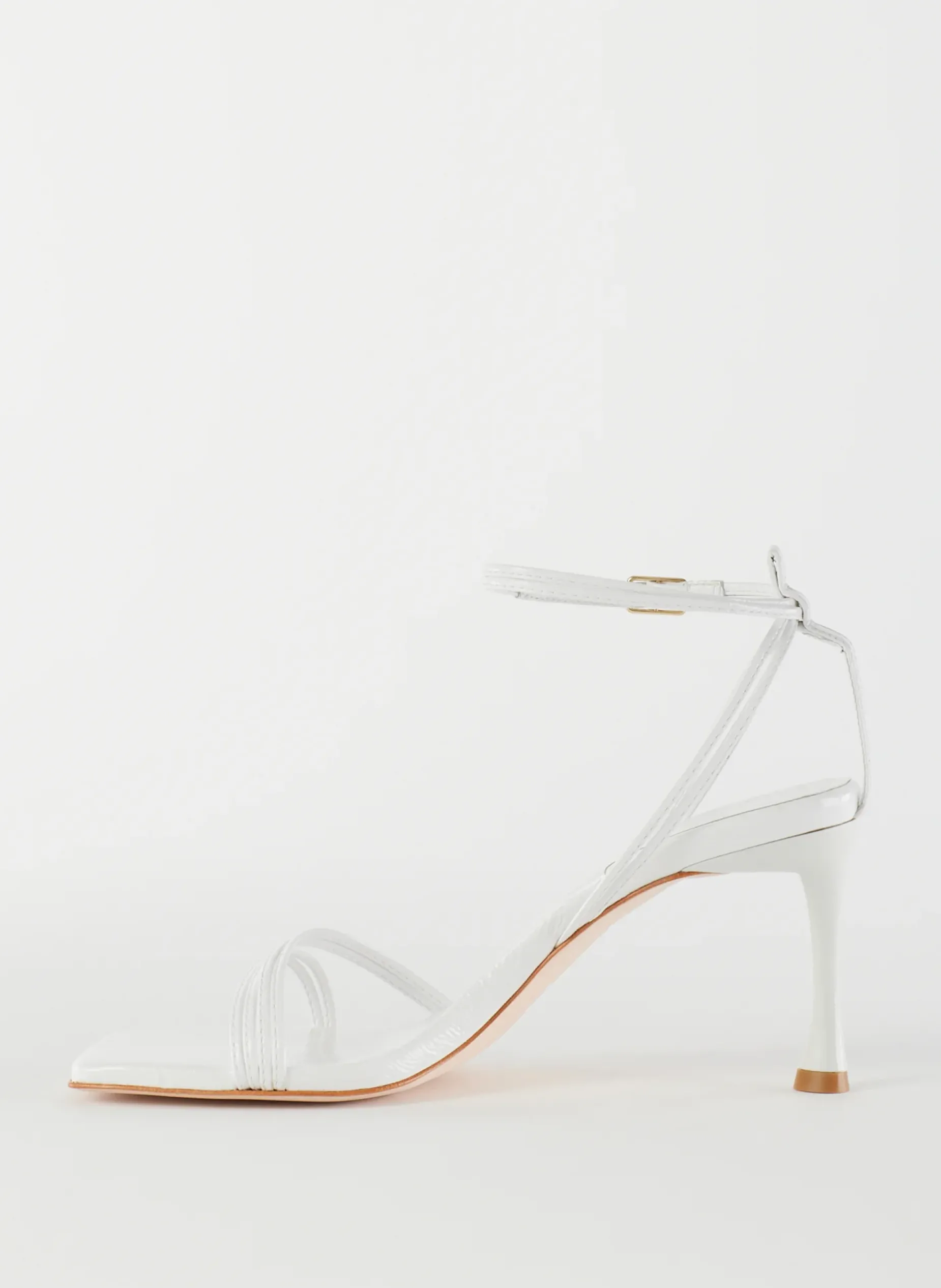 Heels|Sandals>Tibi Guy Naplack Sandal White