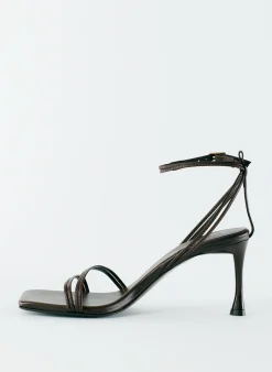 Heels|Sandals>Tibi Guy Sandal Red Brown