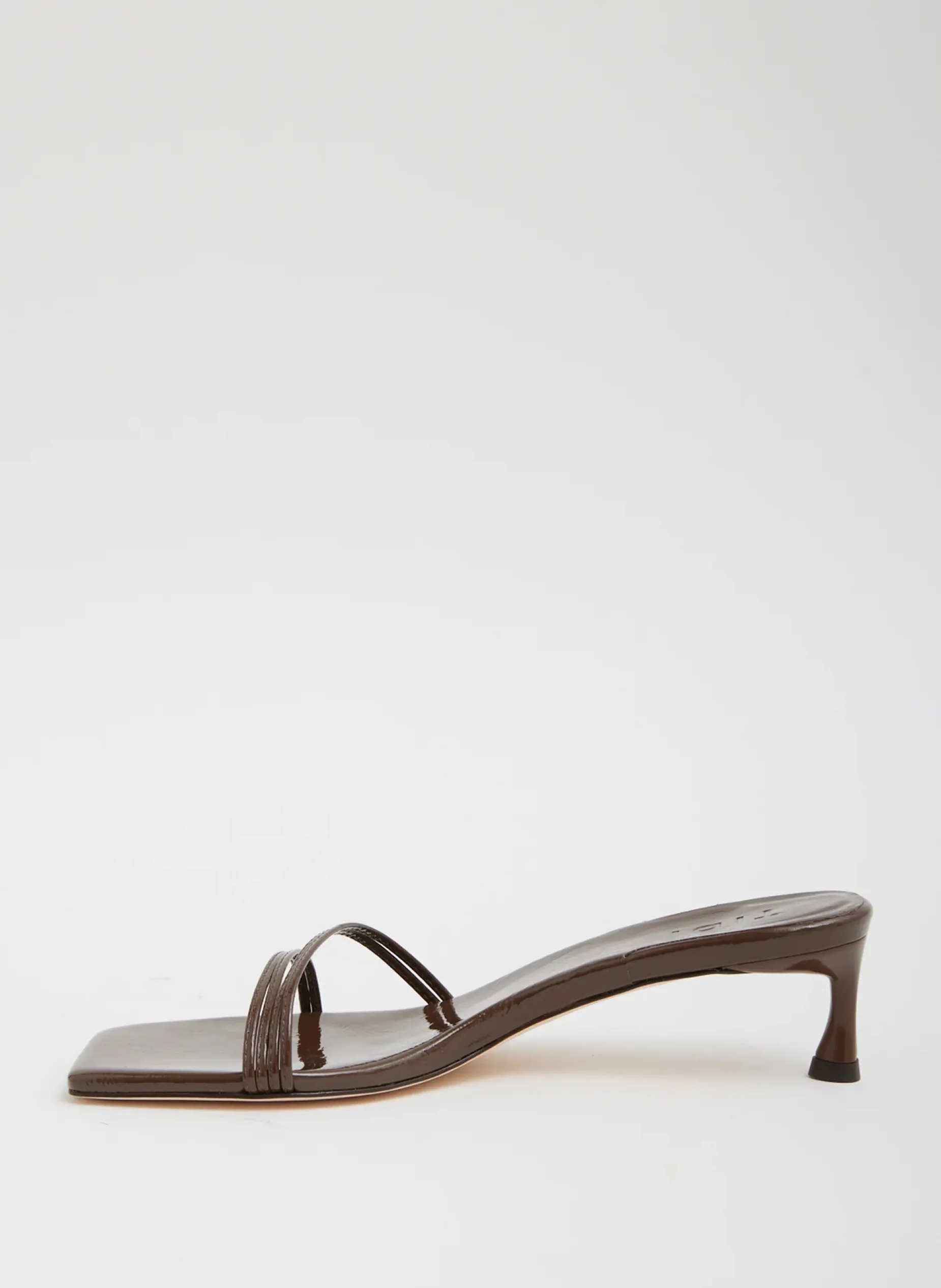 Heels|Sandals>Tibi Jim Naplack Sandal Brown