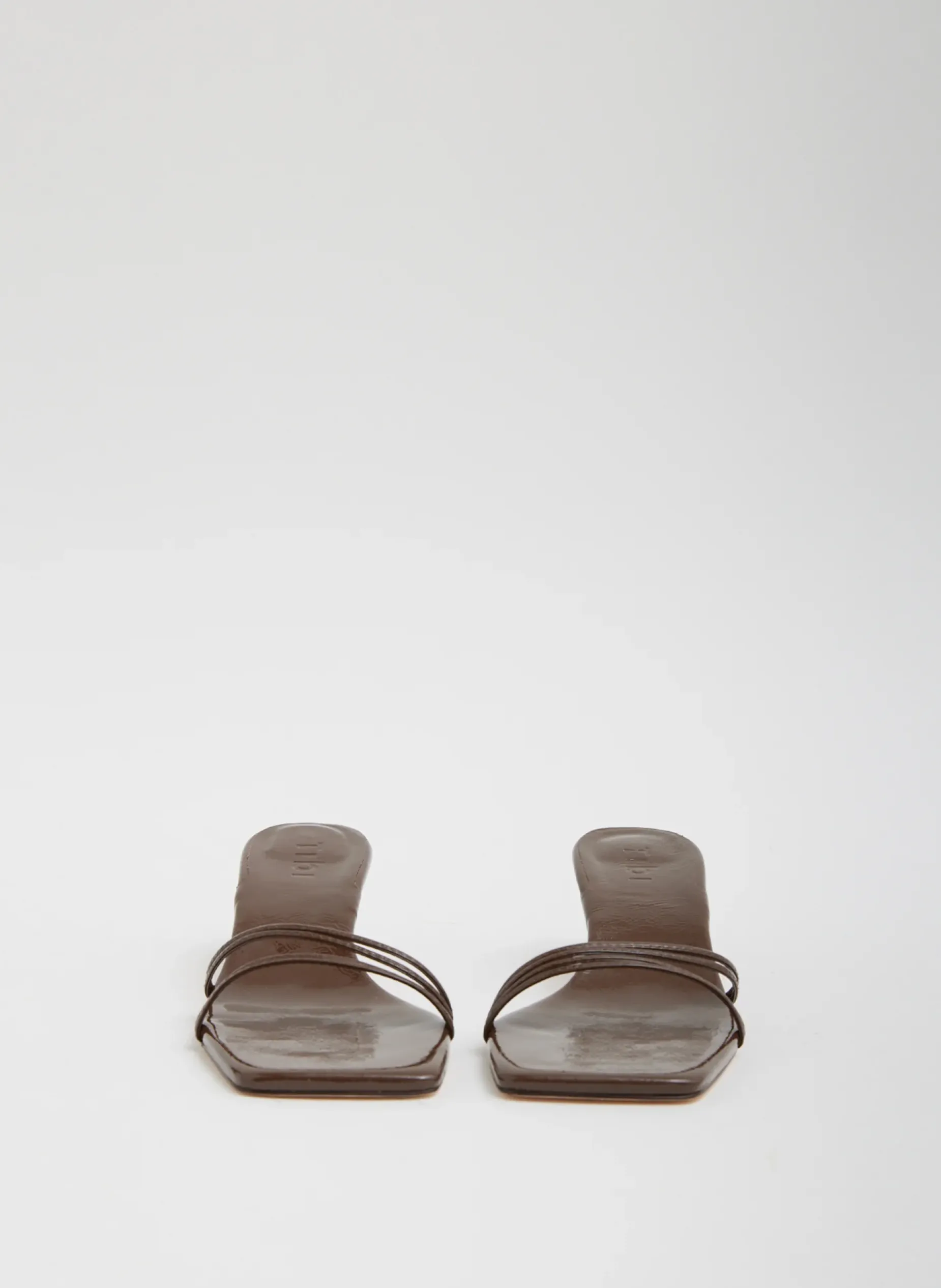 Heels|Sandals>Tibi Jim Naplack Sandal Brown