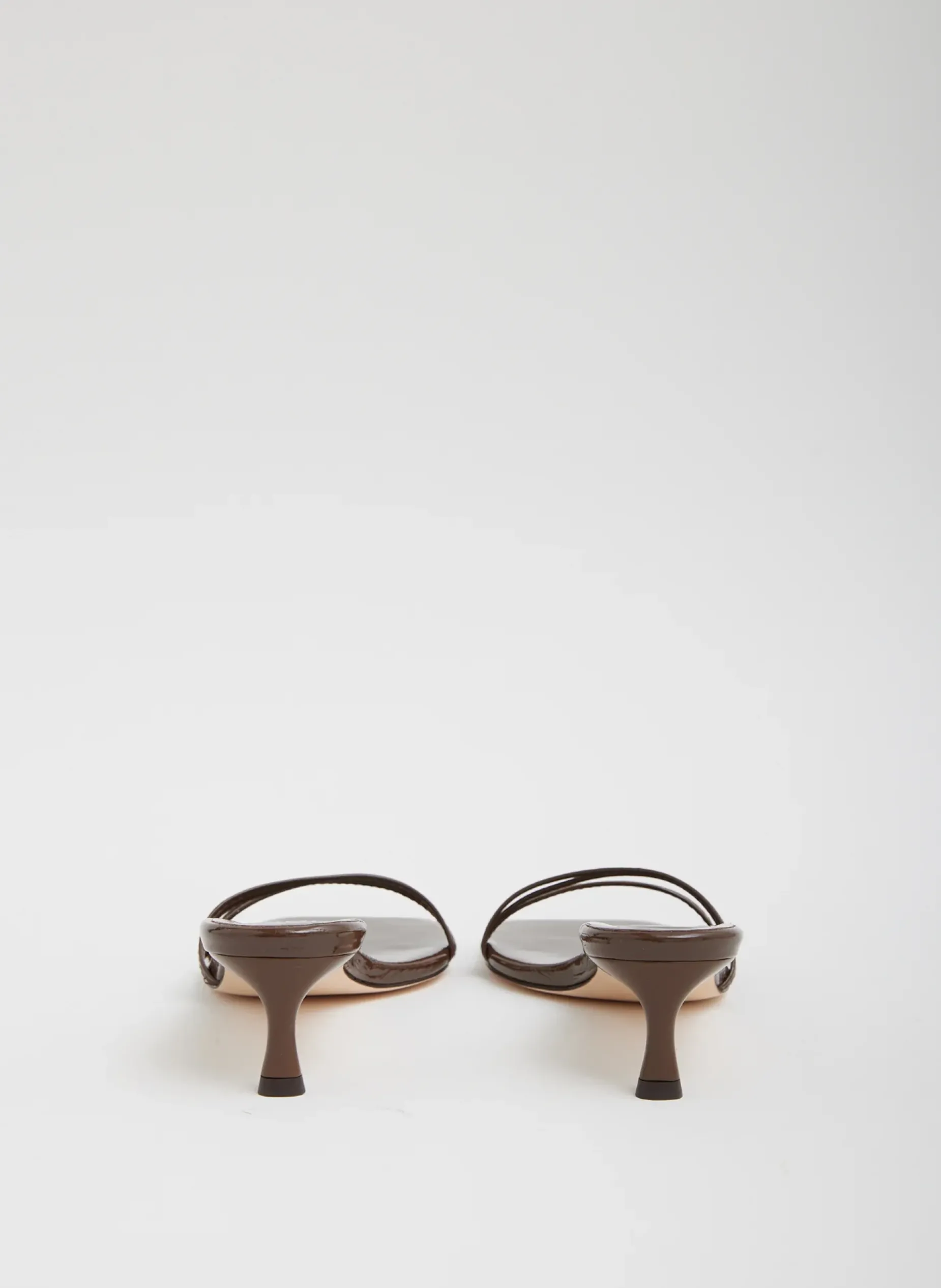 Heels|Sandals>Tibi Jim Naplack Sandal Brown