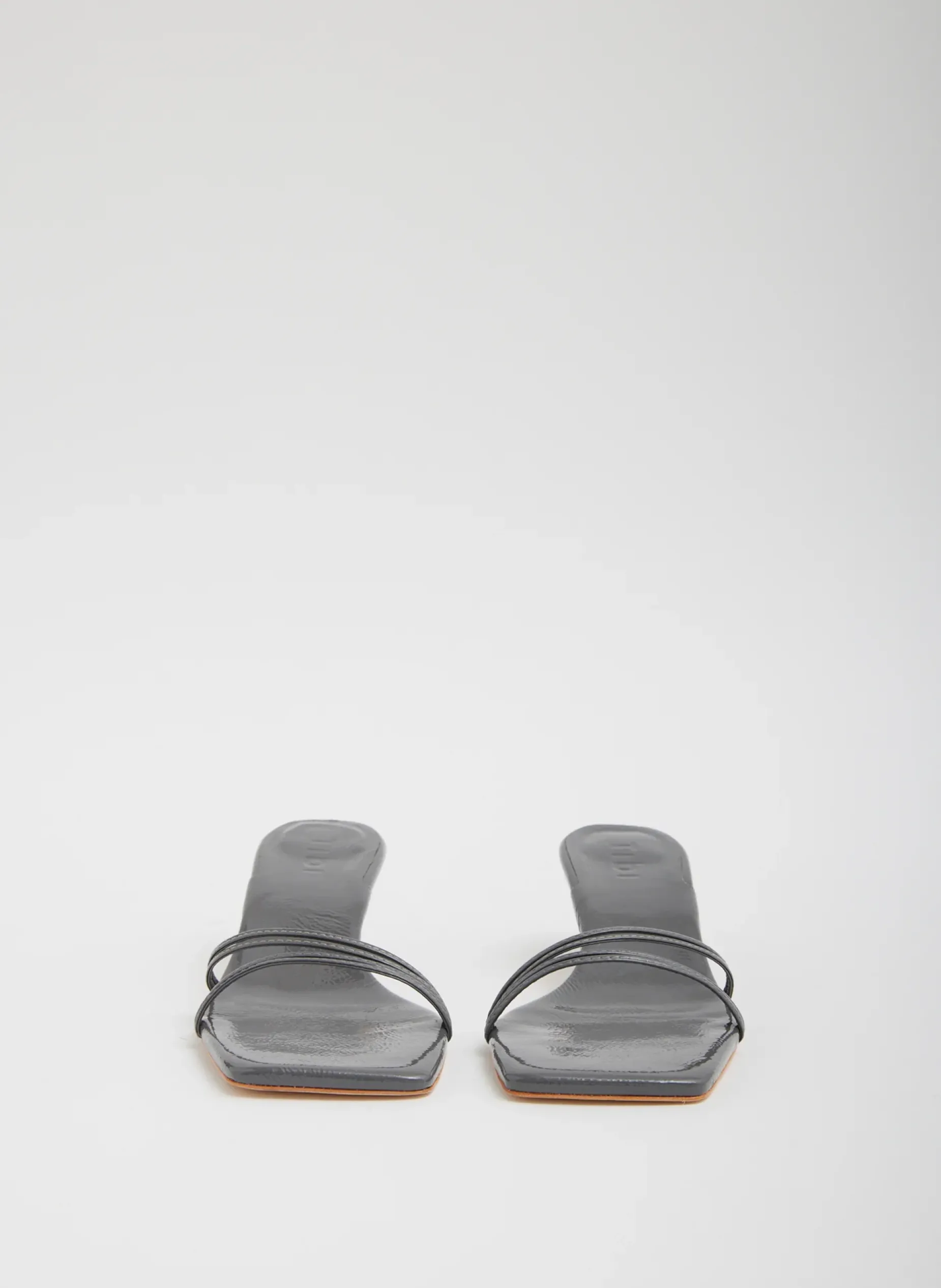 Heels|Sandals>Tibi Jim Naplack Sandal Grey