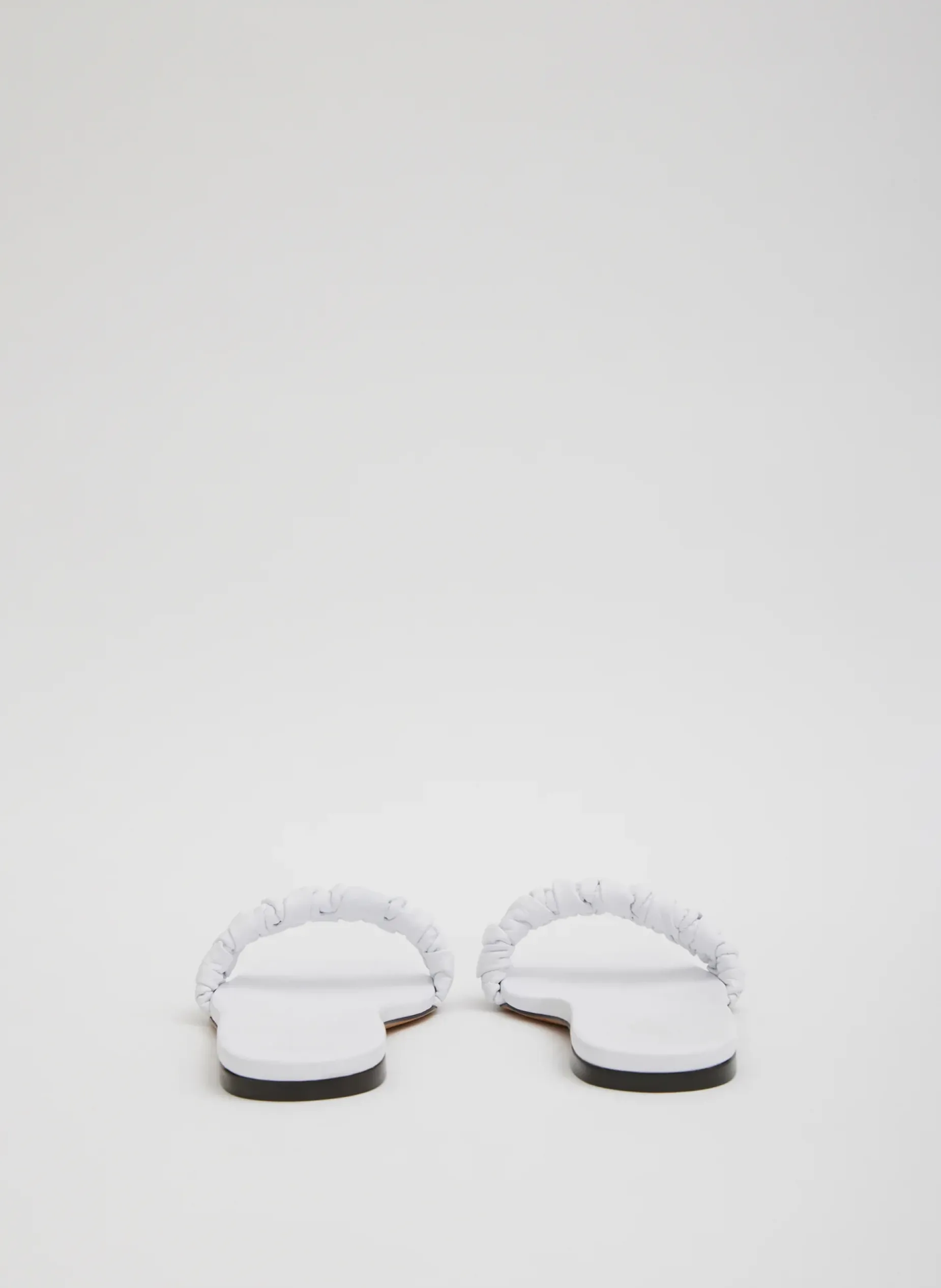Flats|Sandals>Tibi Jordan Nappa Sandal Optic White