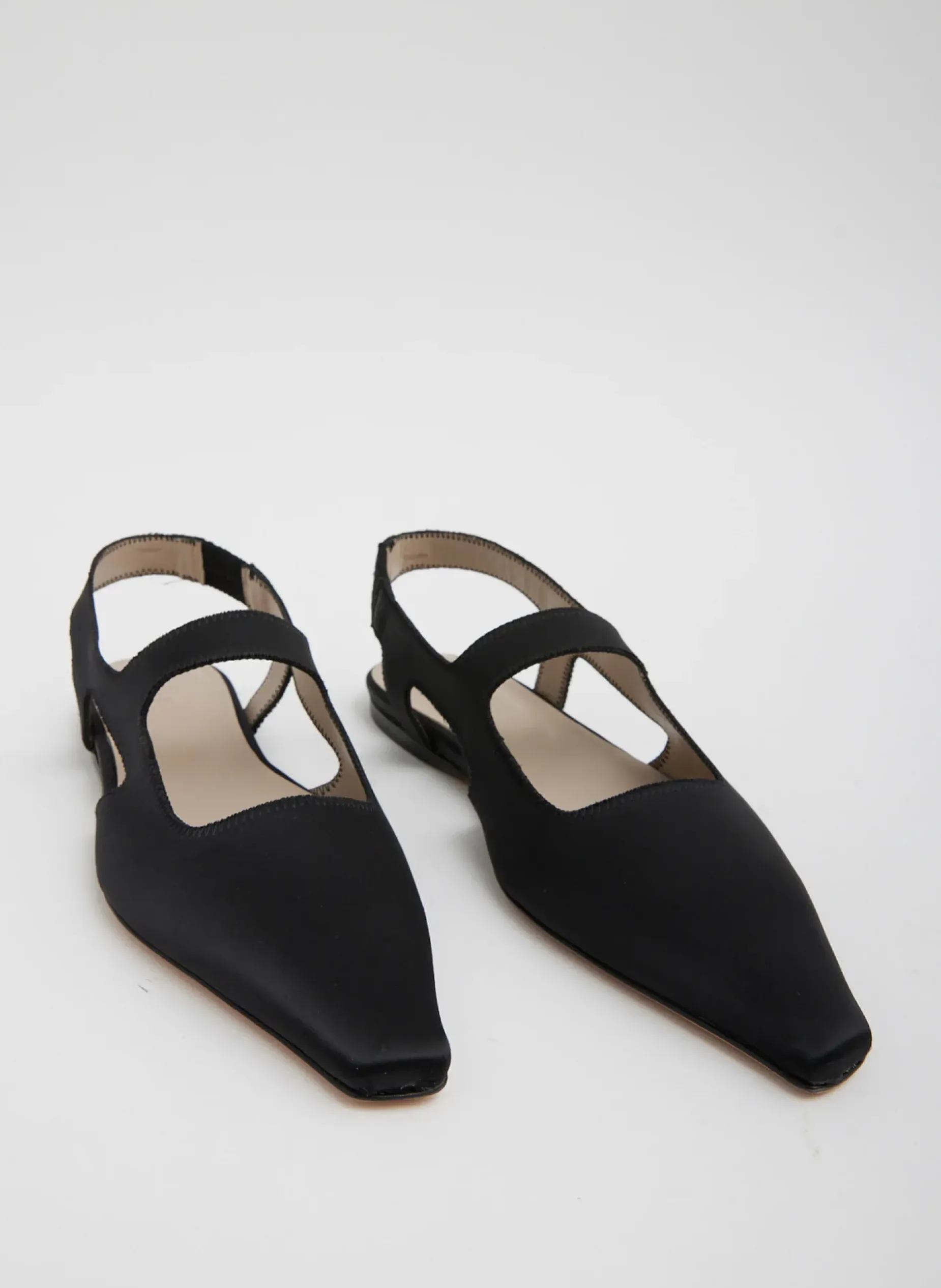 Flats>Tibi Malcolm Flat Black