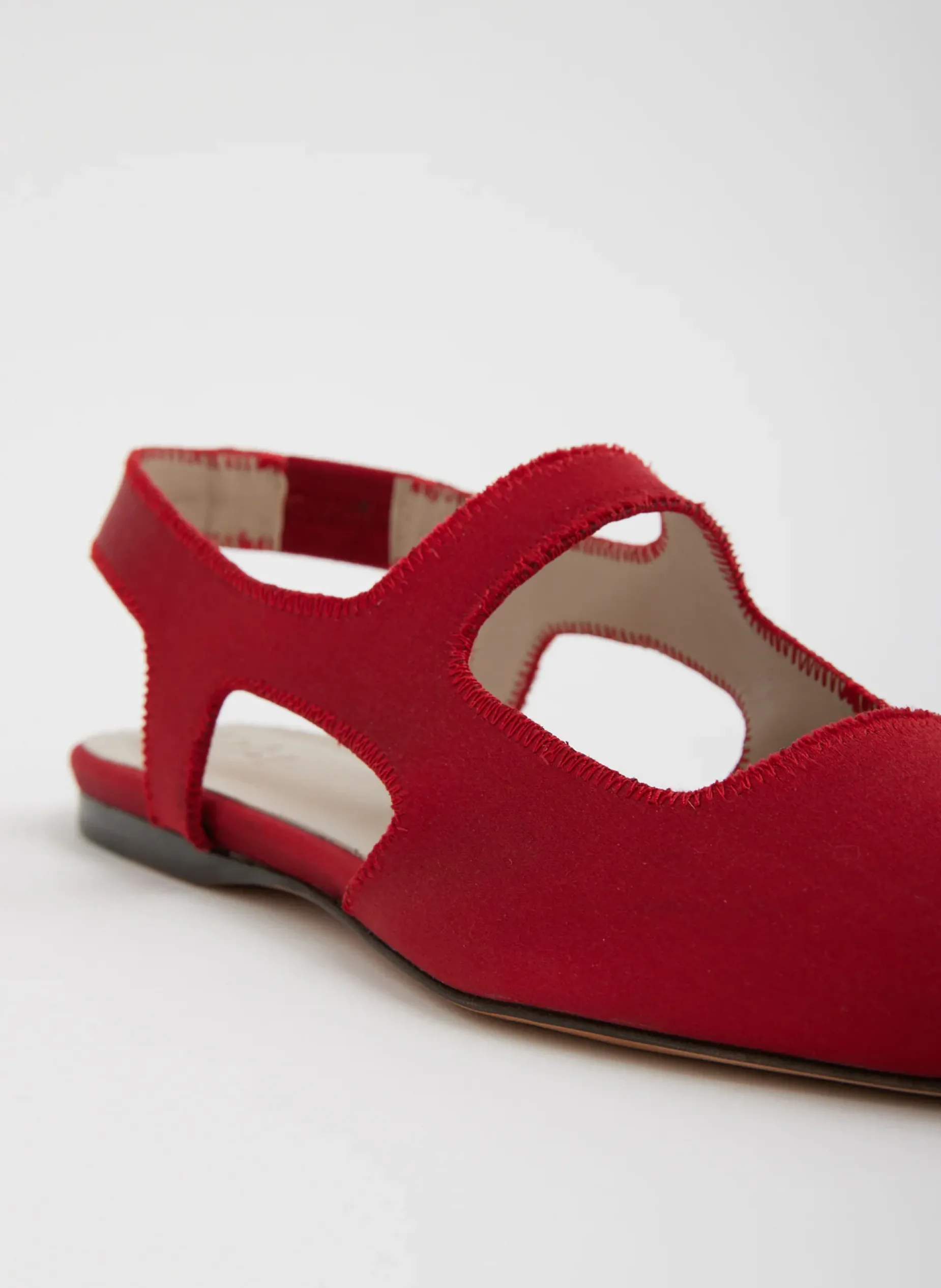 Flats>Tibi Malcolm Flat Red