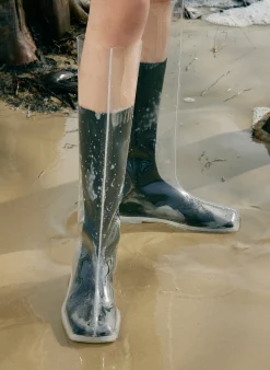 Coming Soon>Tibi Mookie Rain Boot Clear