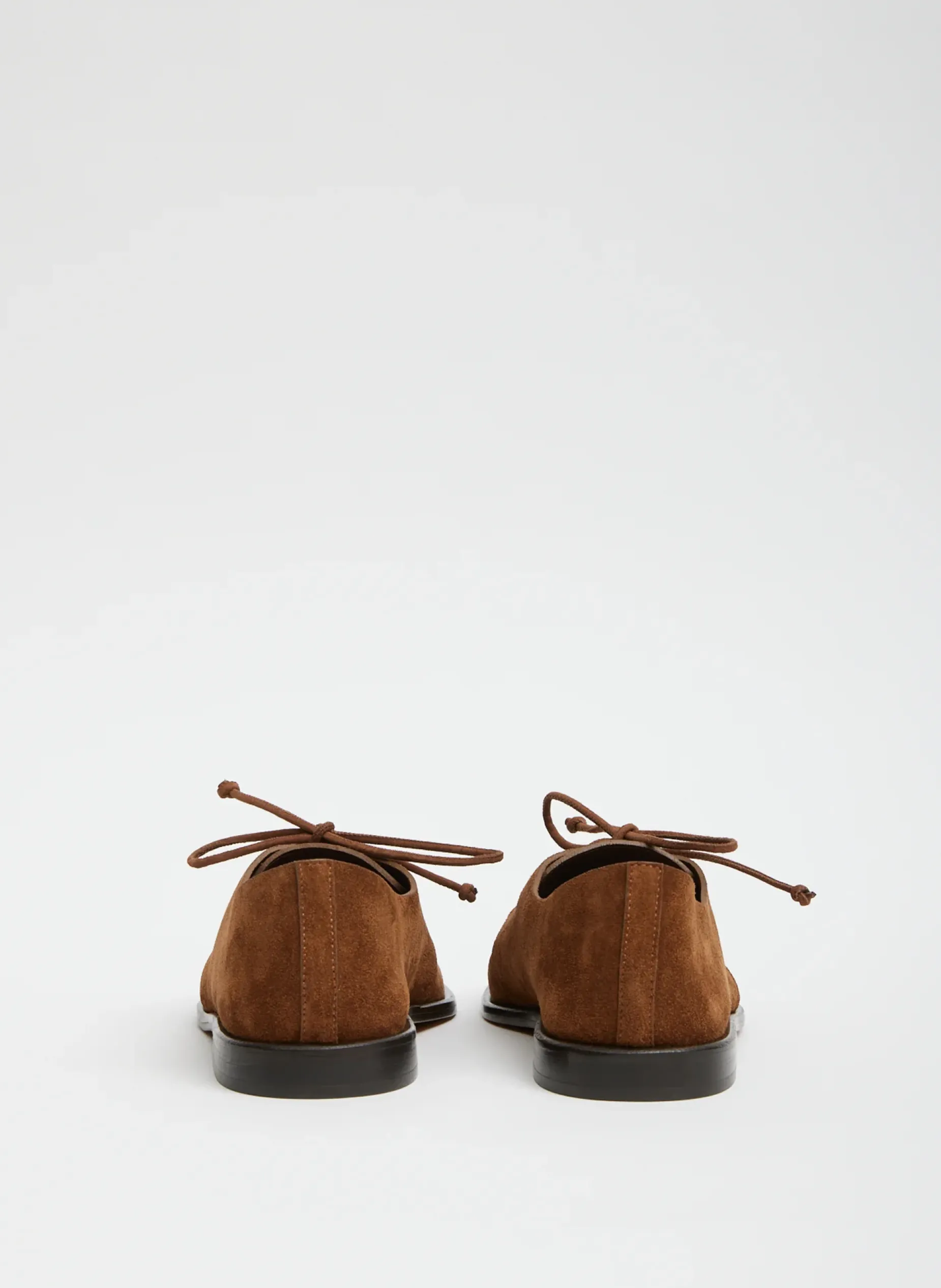 Curated Closets|Flats>Tibi Suede Brody Square Toe Loafer Hazelnut Brown