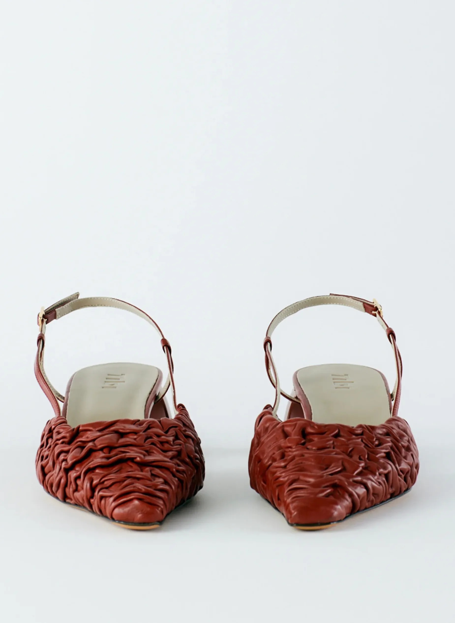 Heels>Tibi Textu Victor Slingback Red