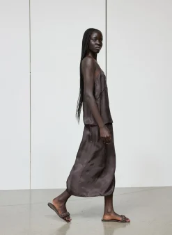 Tops|Fundamentals - WOFs>Tibi The Slip Cami Brown