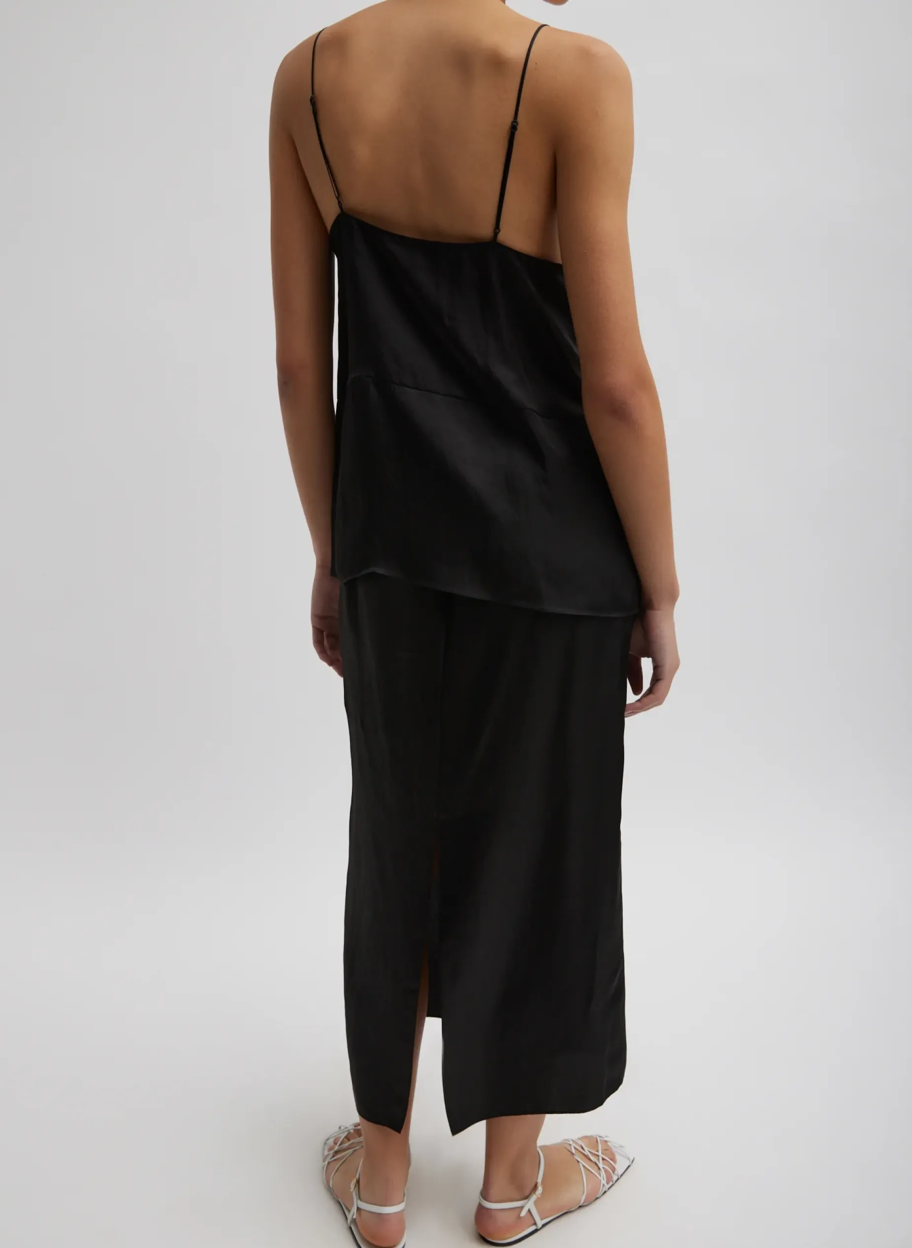 Tops|Fundamentals - WOFs>Tibi The Slip Cami Black