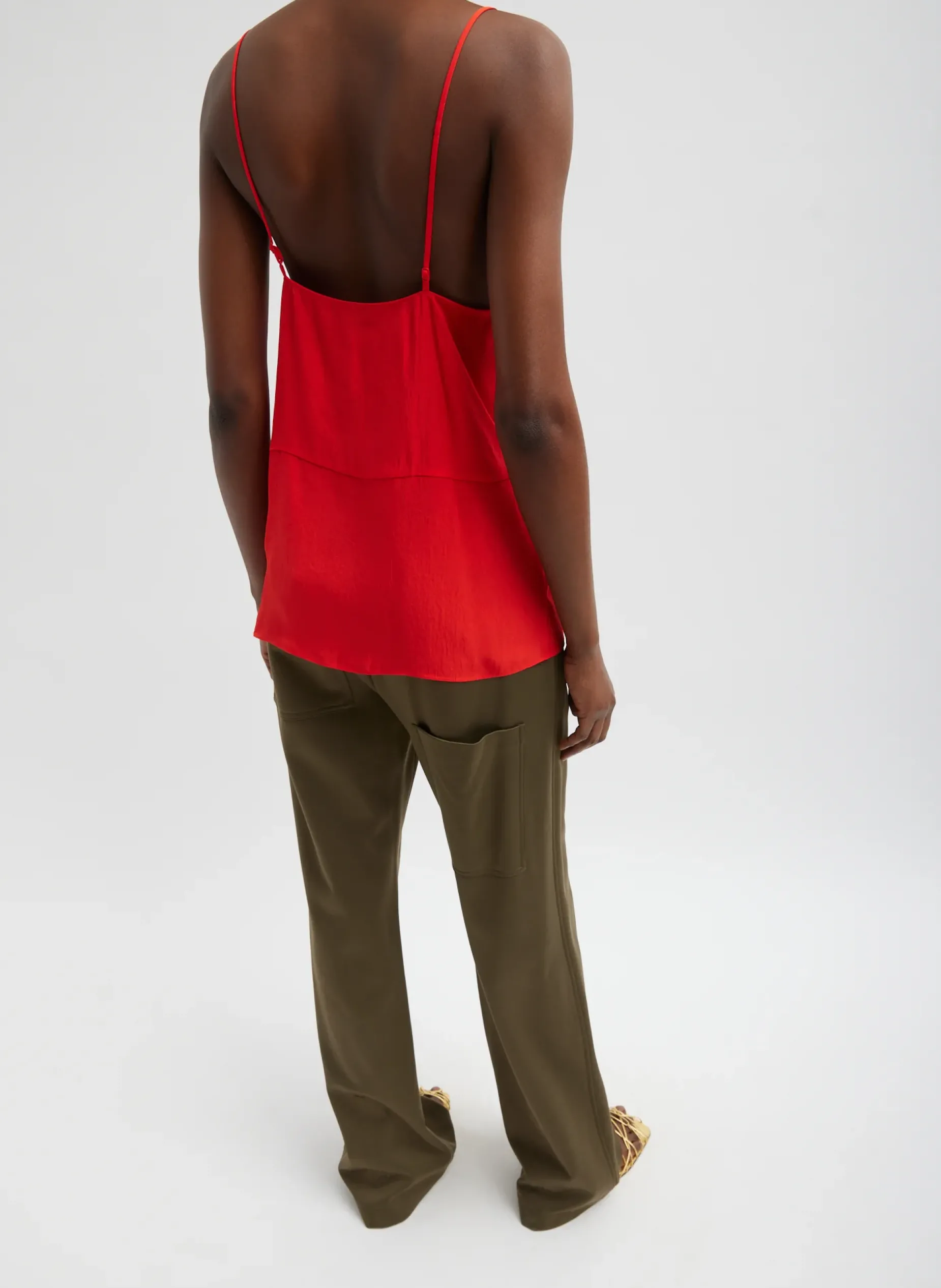 Tops>Tibi The Slip Cami Red