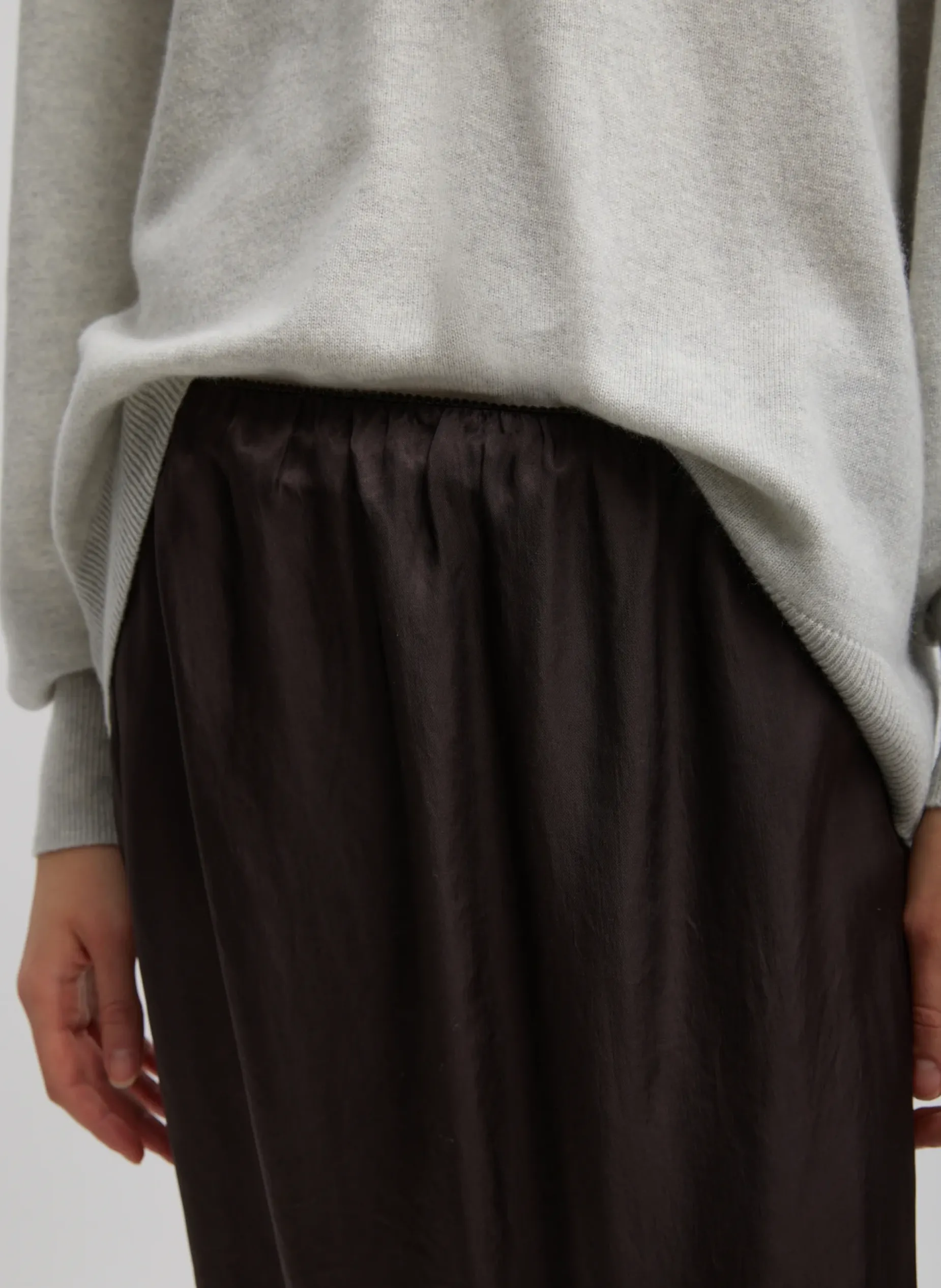 Skirts|Fundamentals - WOFs>Tibi The Slip Skirt Brown