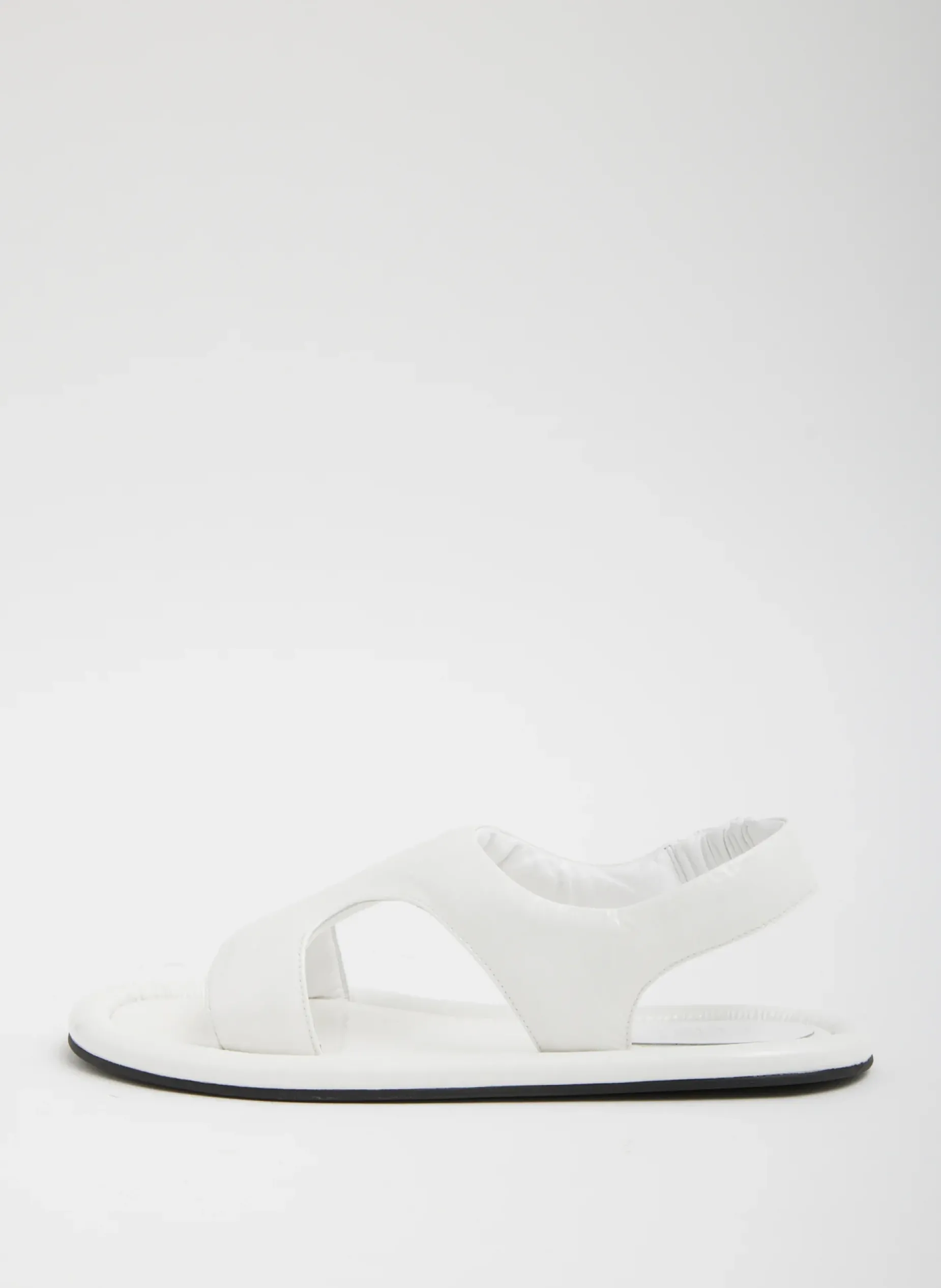 Sandals>Tibi Tom Naplack Sandal Optic White