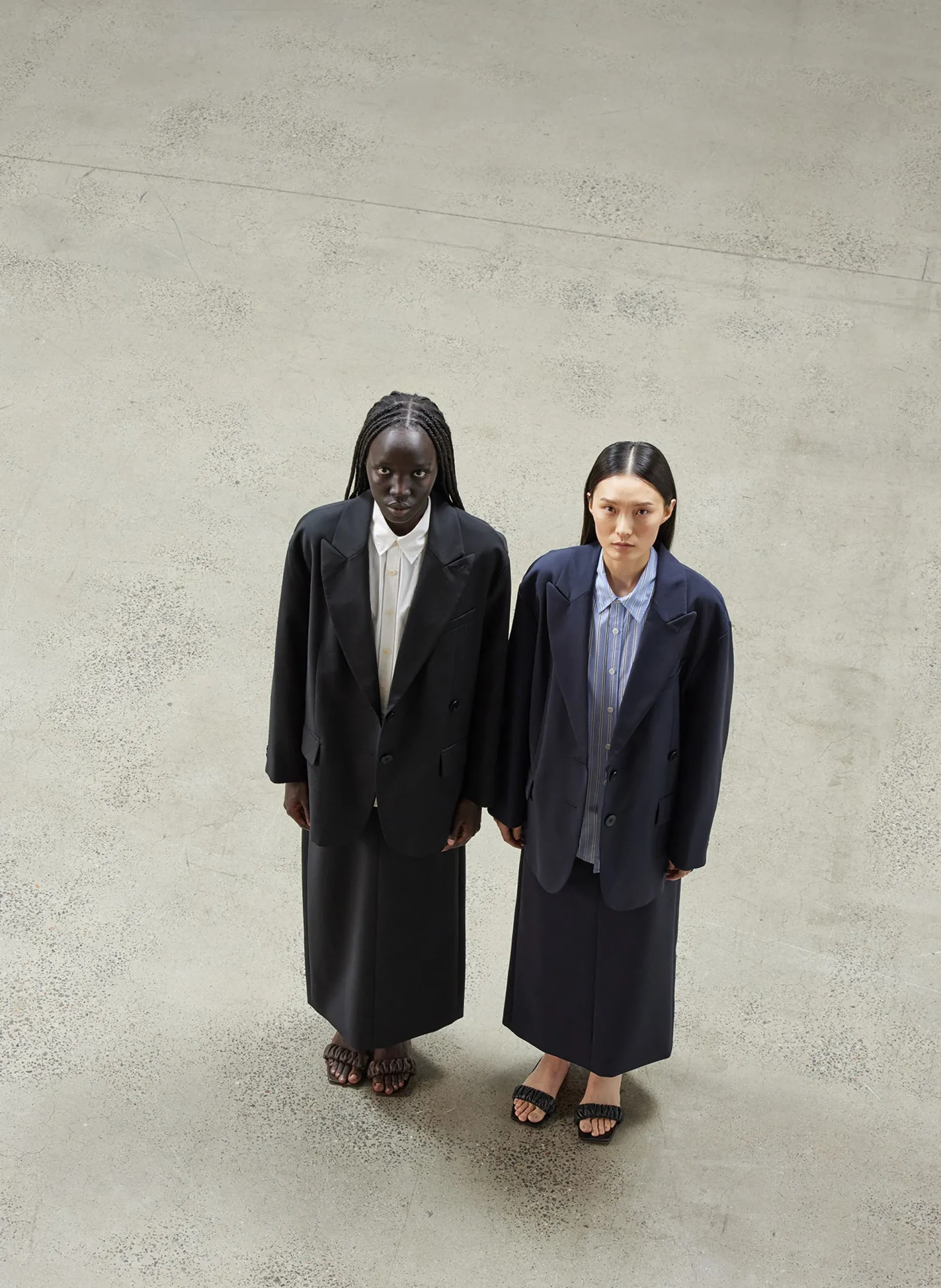 Suits|Jackets & Outerwear>Tibi Tropical Wool Liam Blazer Black