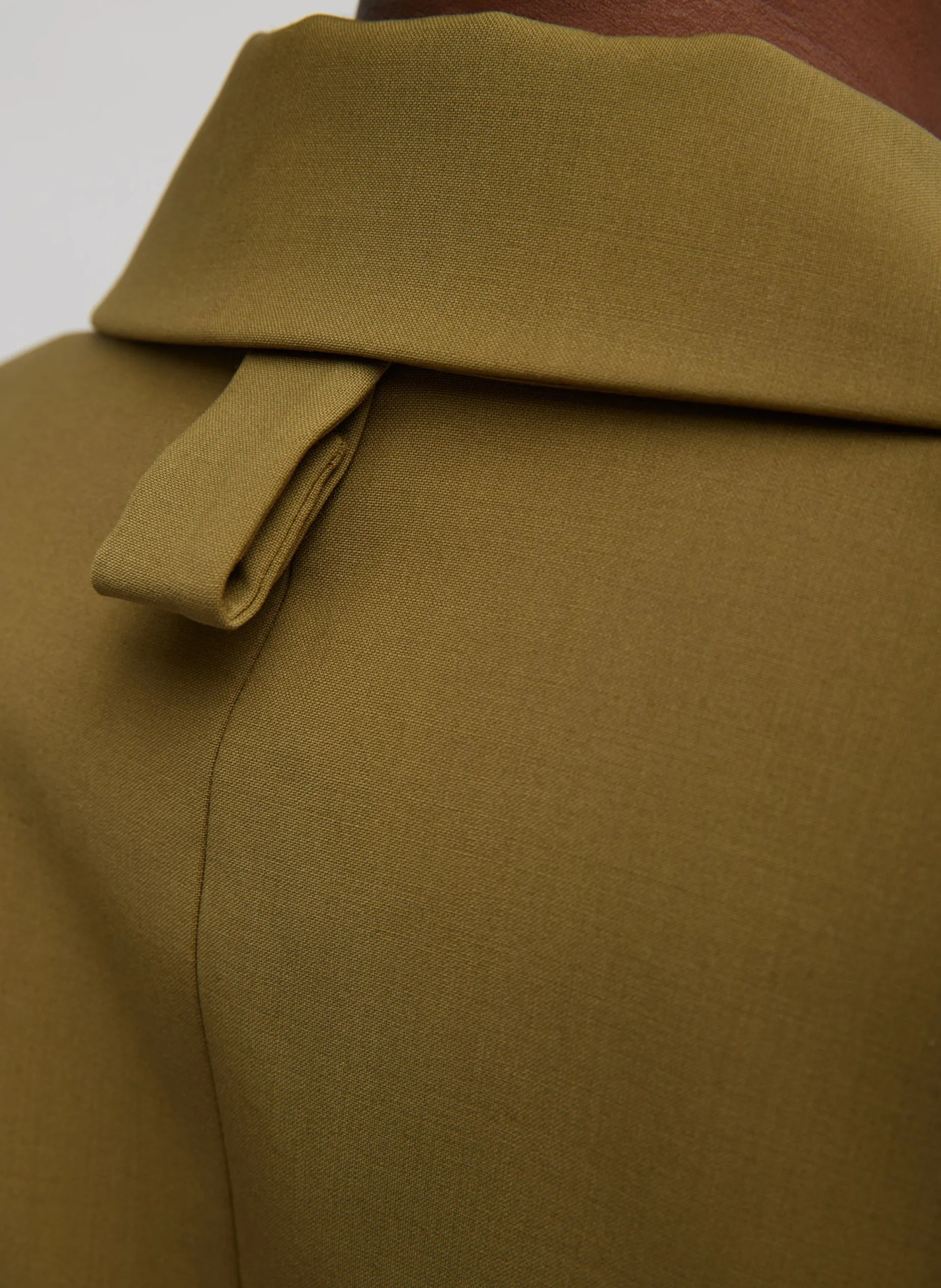 Suits|Jackets & Outerwear>Tibi Tropical Wool Liam Vest Dark Hazel