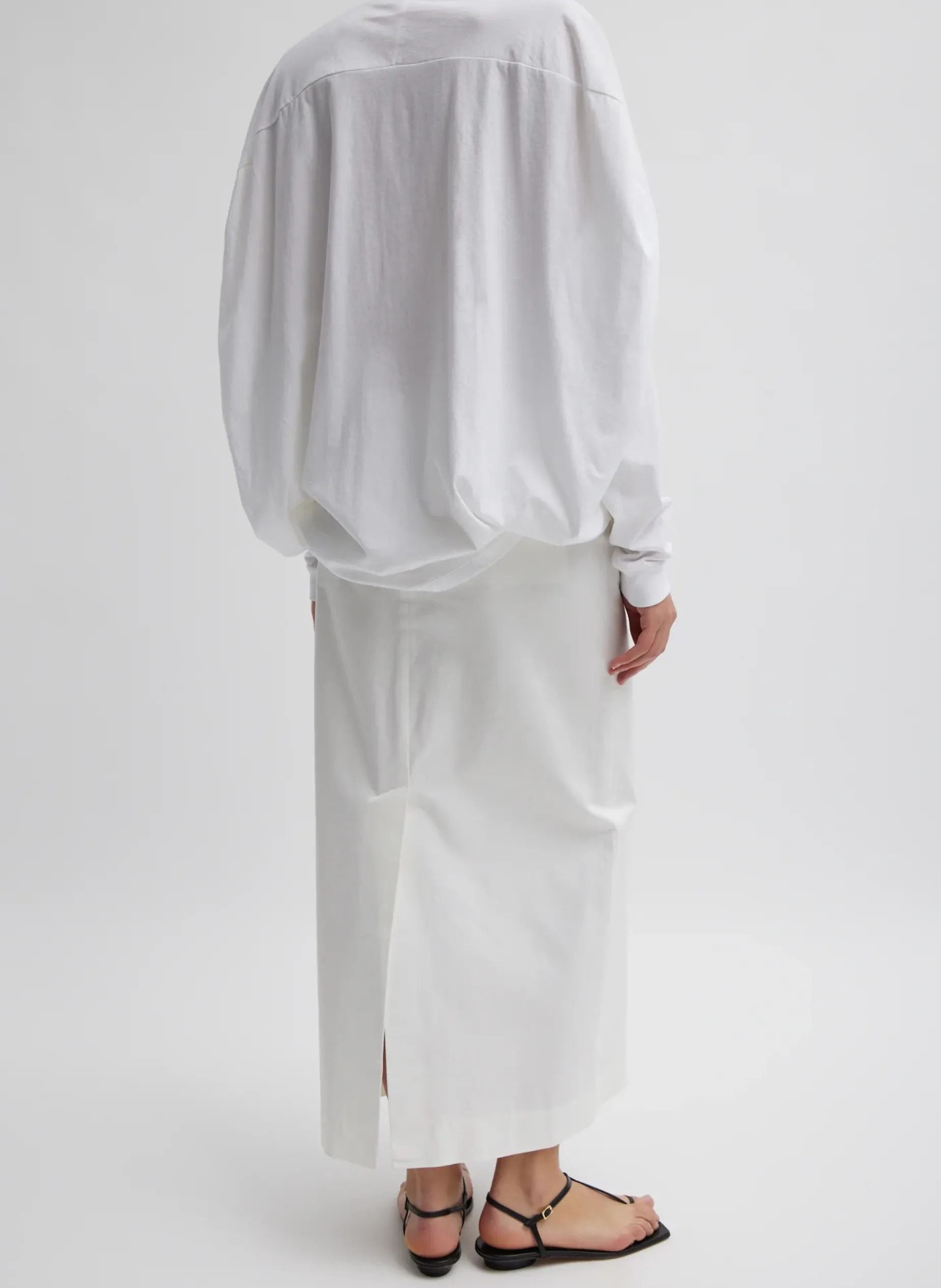 Tops>Tibi T-Shirt Circular Top White
