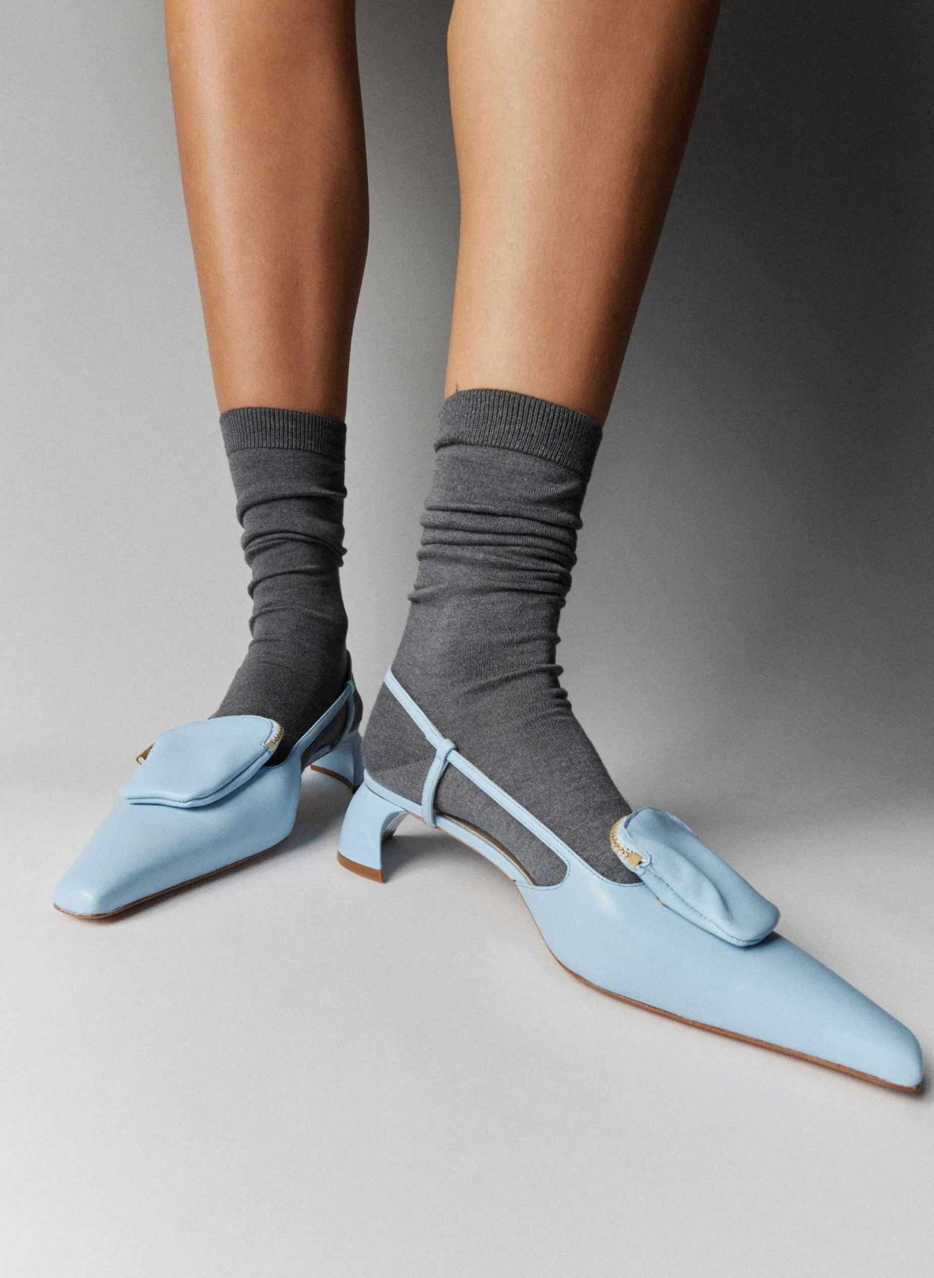 Heels>Tibi Victor Slingback Baby Blue